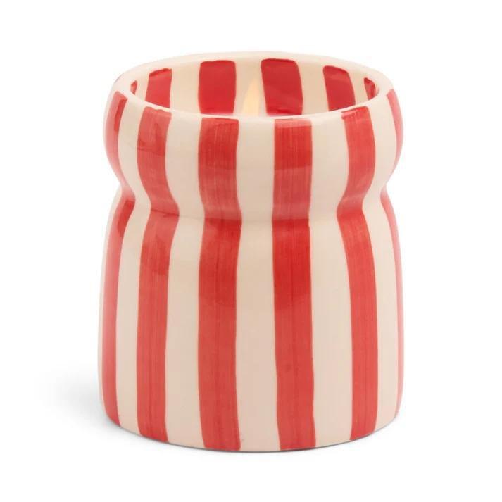 Red Hibiscus Bay Cabana 6.5Oz/184G Ceramic Candle, Urban Outfitters X Little Birdy, A322_135, medium