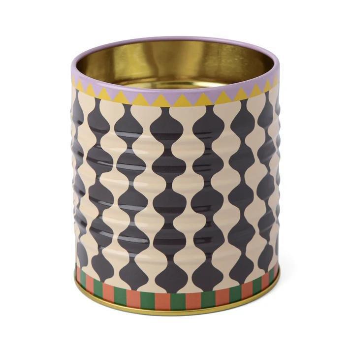 Black A Dopo Black & White Wavy Storage Tin, Urban Outfitters X Little Birdy, A322_103, large image number 0