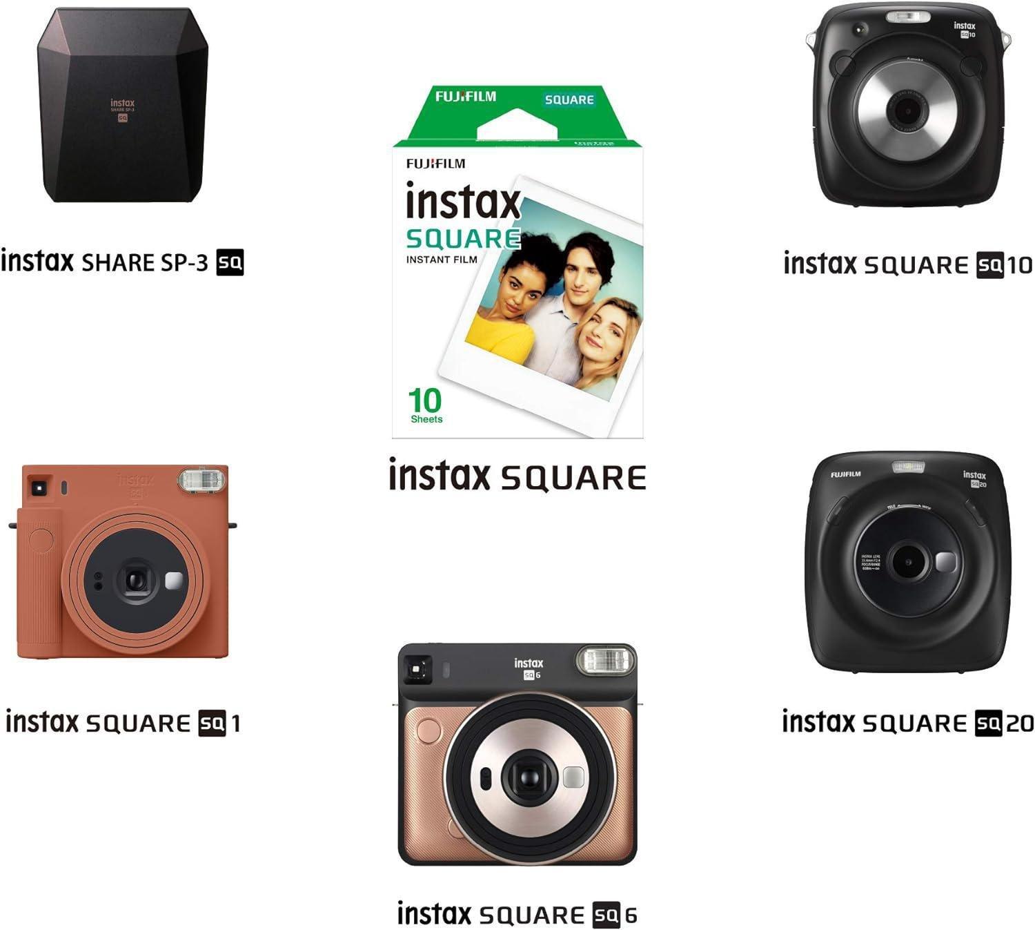 White Fujifilm Instax Square Film 10 Shot Pack, No Colour, large image number 2