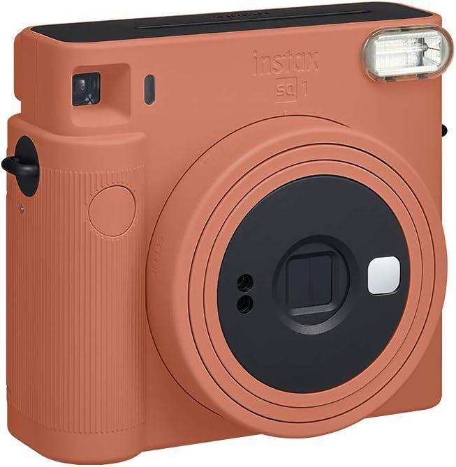 Orange Fujifilm Instax Square Instant Camera, No Colour, large image number 0