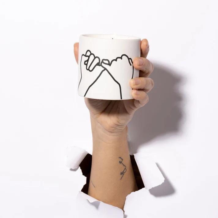 Multicolour Wild Fig & Cedar Pinky Promise Candle
, Urban Outfitters X Little Birdy, A322_123, medium