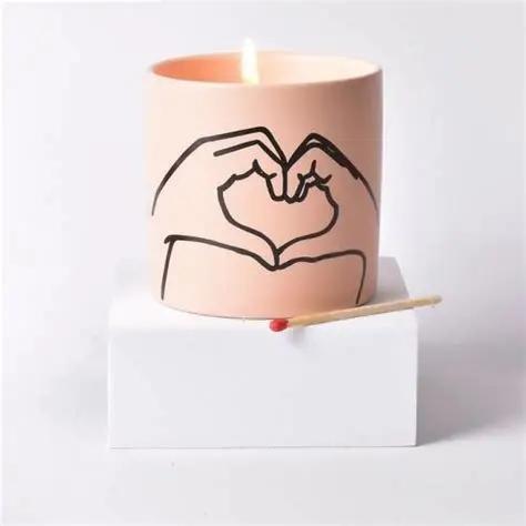 Multicolour Tobacco & Vanilla Love Ya Candle, Urban Outfitters X Little Birdy, A322_124, large image number 1