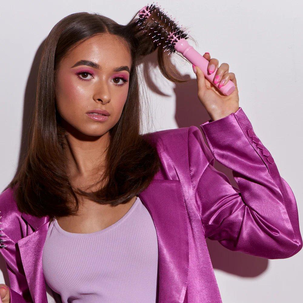 Mini Round Brush, A318_PINK, large image number 0