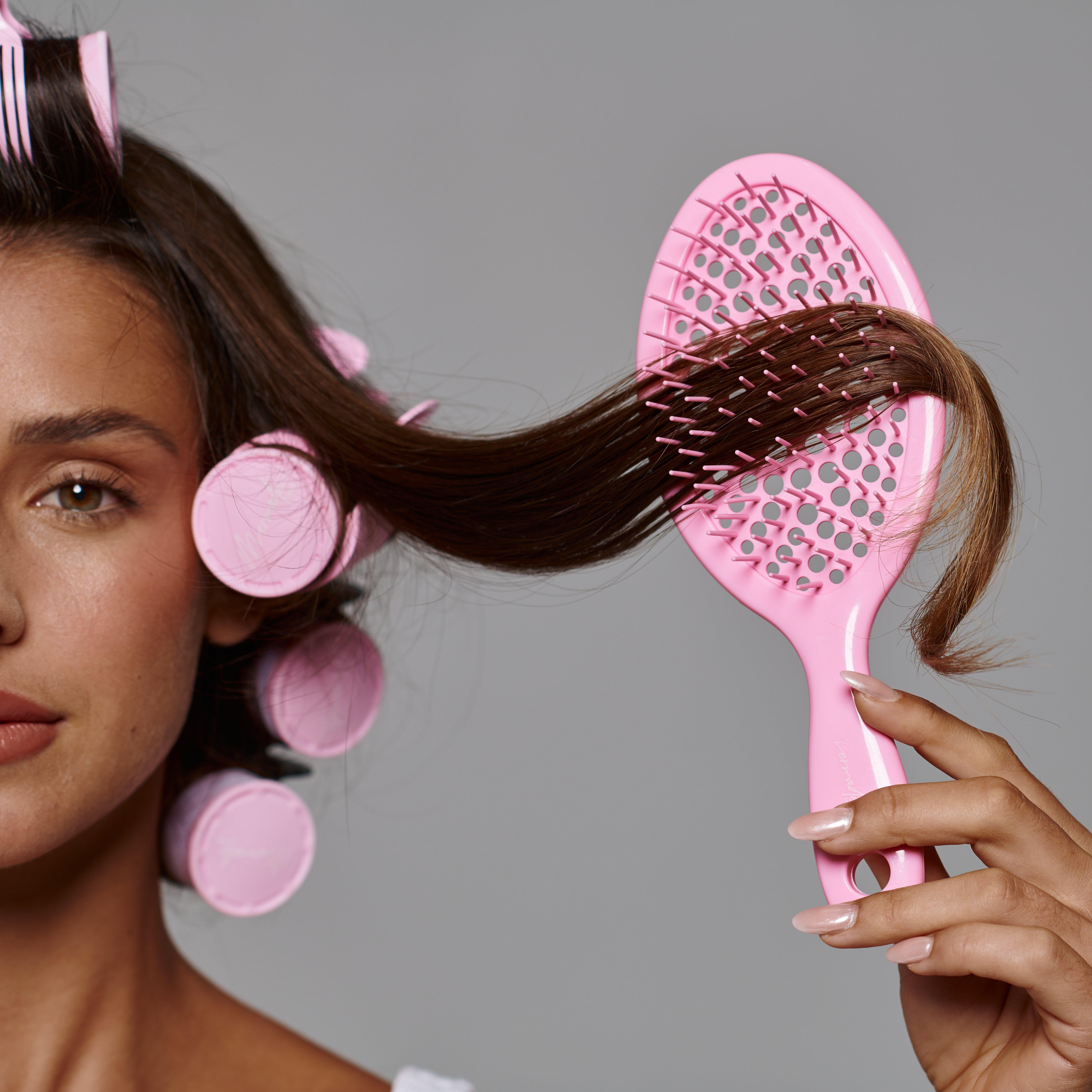 Mermade Detangle Brush, A318_PINK, large image number 3