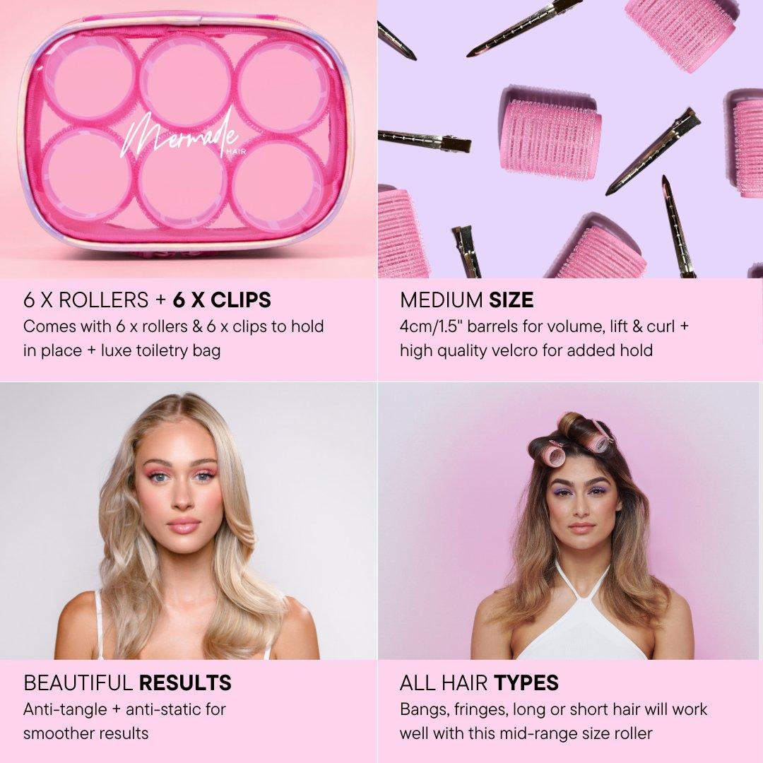 Velcro Roller Kit - Incudes Clips, A318_PINK, large image number 4