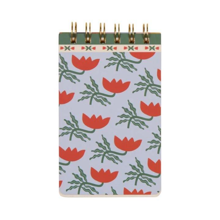 Multicolor A Dopo Twin Wire Notepad - Flower, A322_107, large image number 0