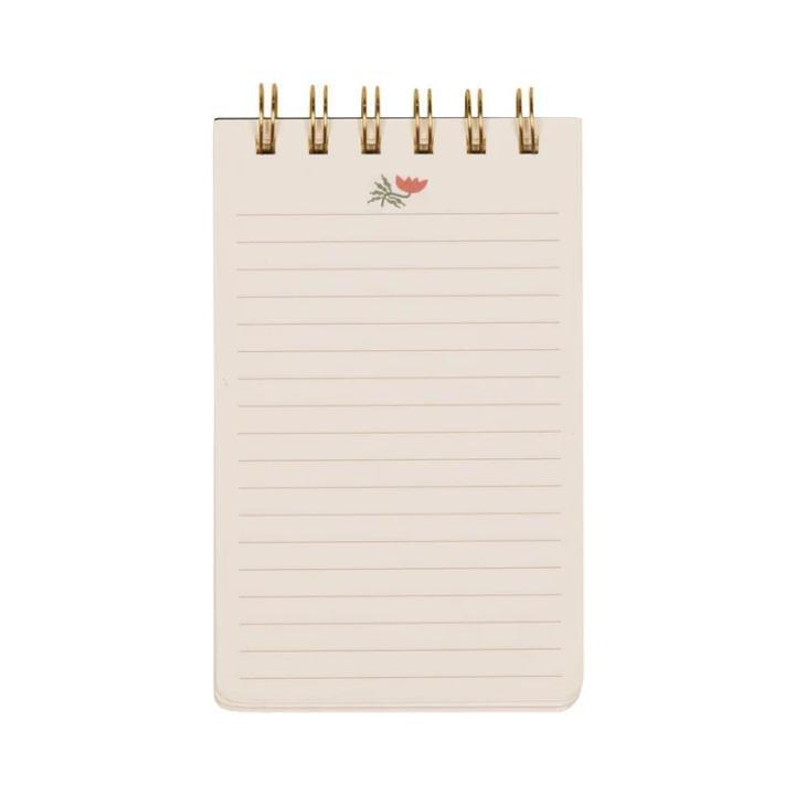 Multicolor A Dopo Twin Wire Notepad - Flower, A322_107, large image number 2