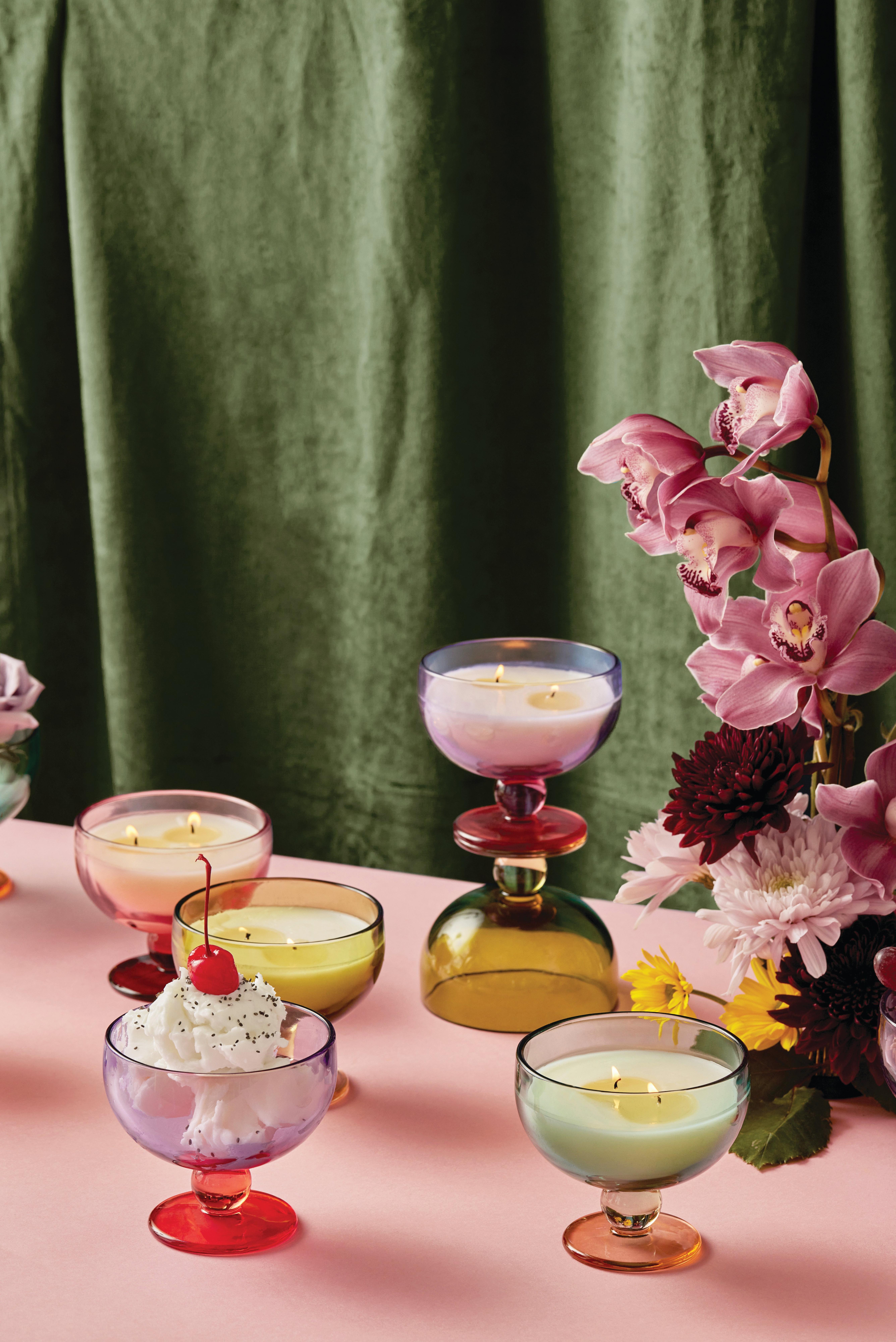 Multicolour Misted Lime - 170G Candle, Urban Outfitters X Little Birdy, A322_119, large image number 2