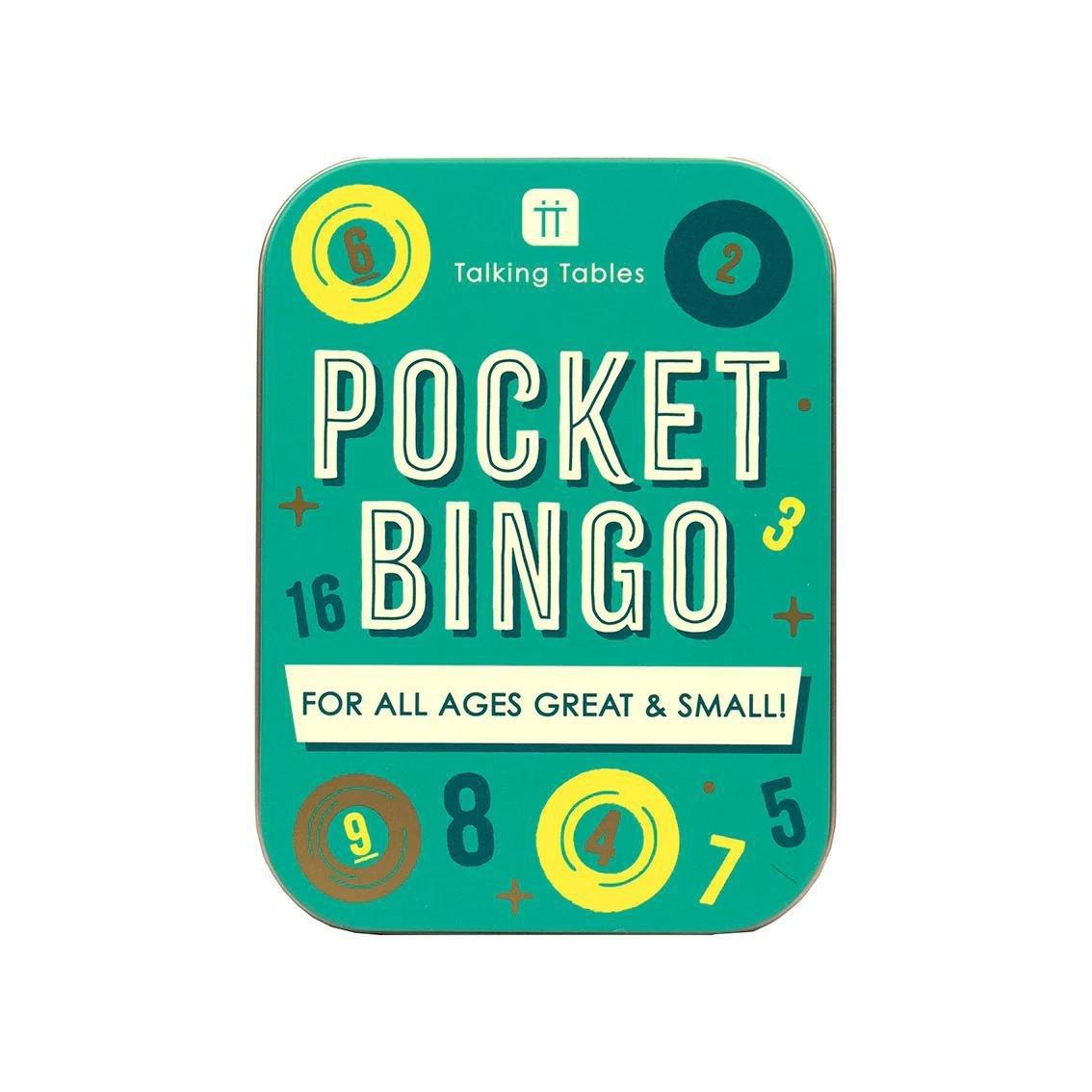 Green Bingo Bingo Tin Game. H11CmXW8.2CmXD2.6Cm, Urban Outfitters X Little Birdy, A322_144, medium