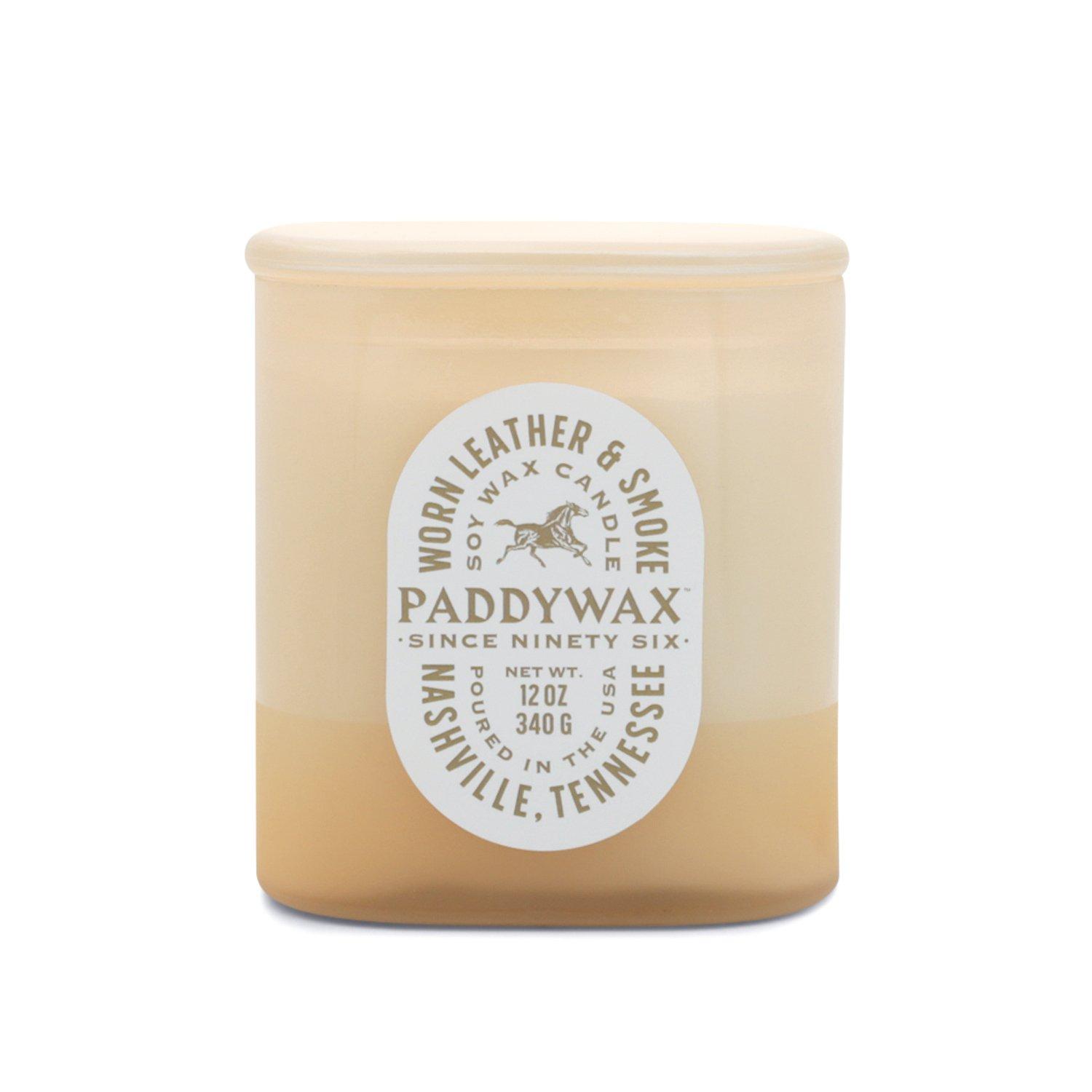 Vista 12 oz./340g Glass Candle Tan - Worn Leather & Smoke ,Multicolour, A322_04EU, large image number 0