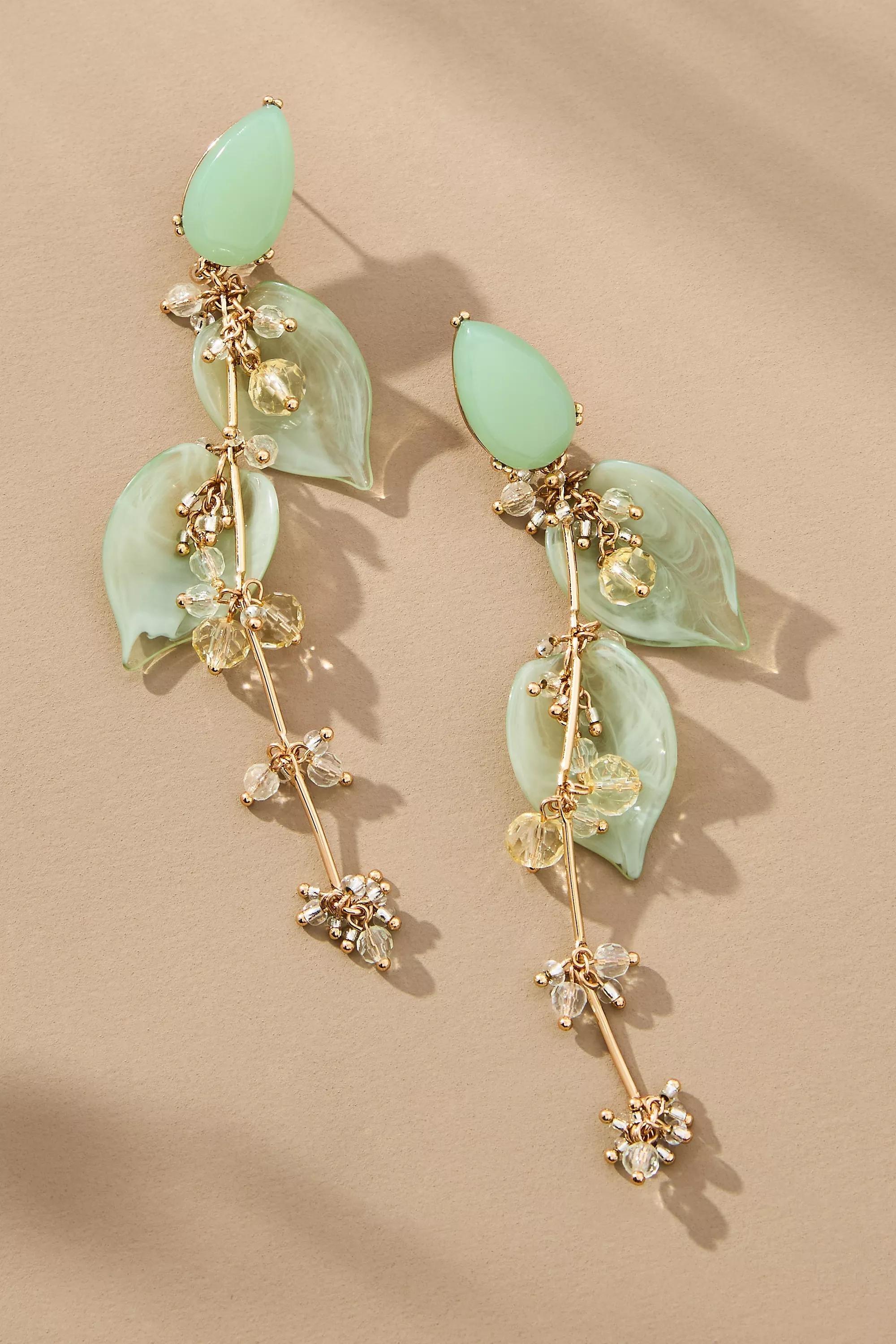 Anthropologie Earrings, Floral, A501_0102, large image number 0
