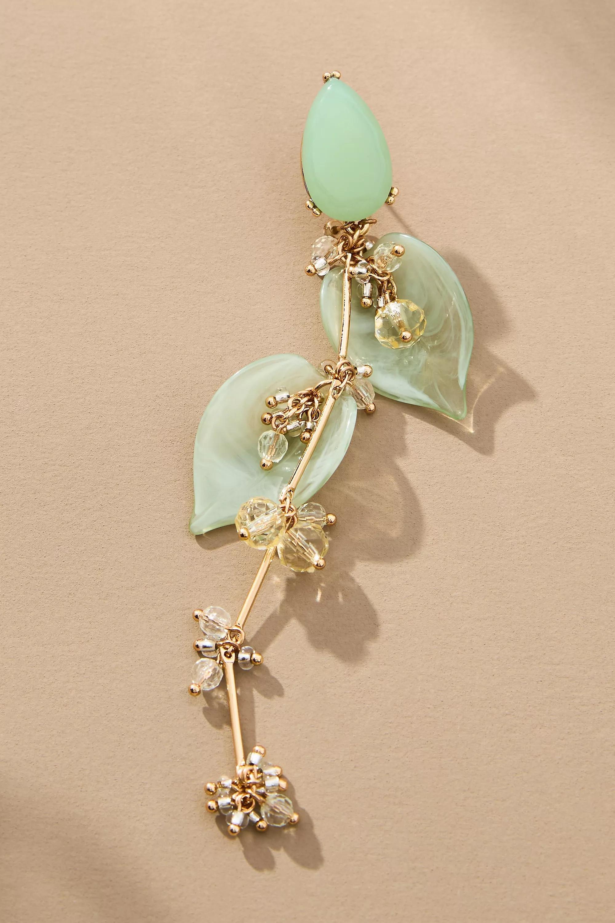Anthropologie Earrings, Floral, A501_0102, large image number 3