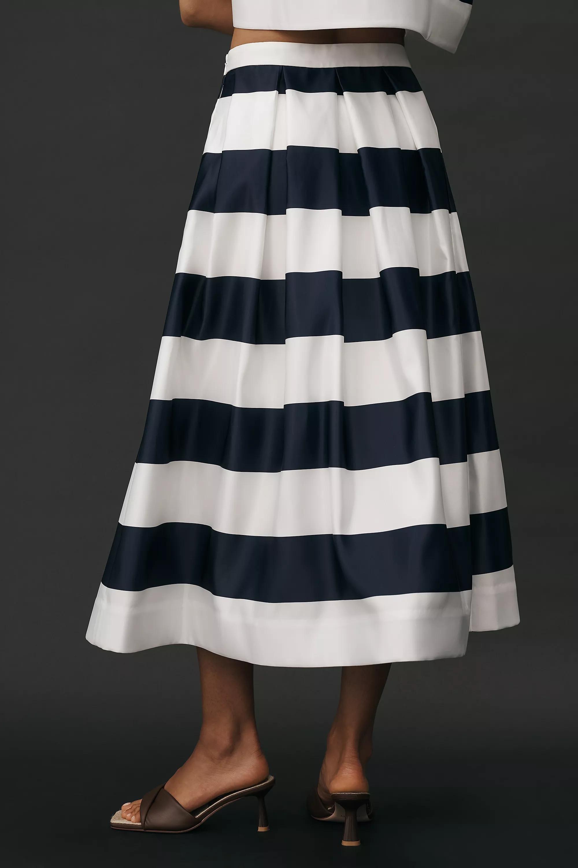 Anthropologie Women's Striped Shift Maxi Dress, Multicolour, , large image number 2