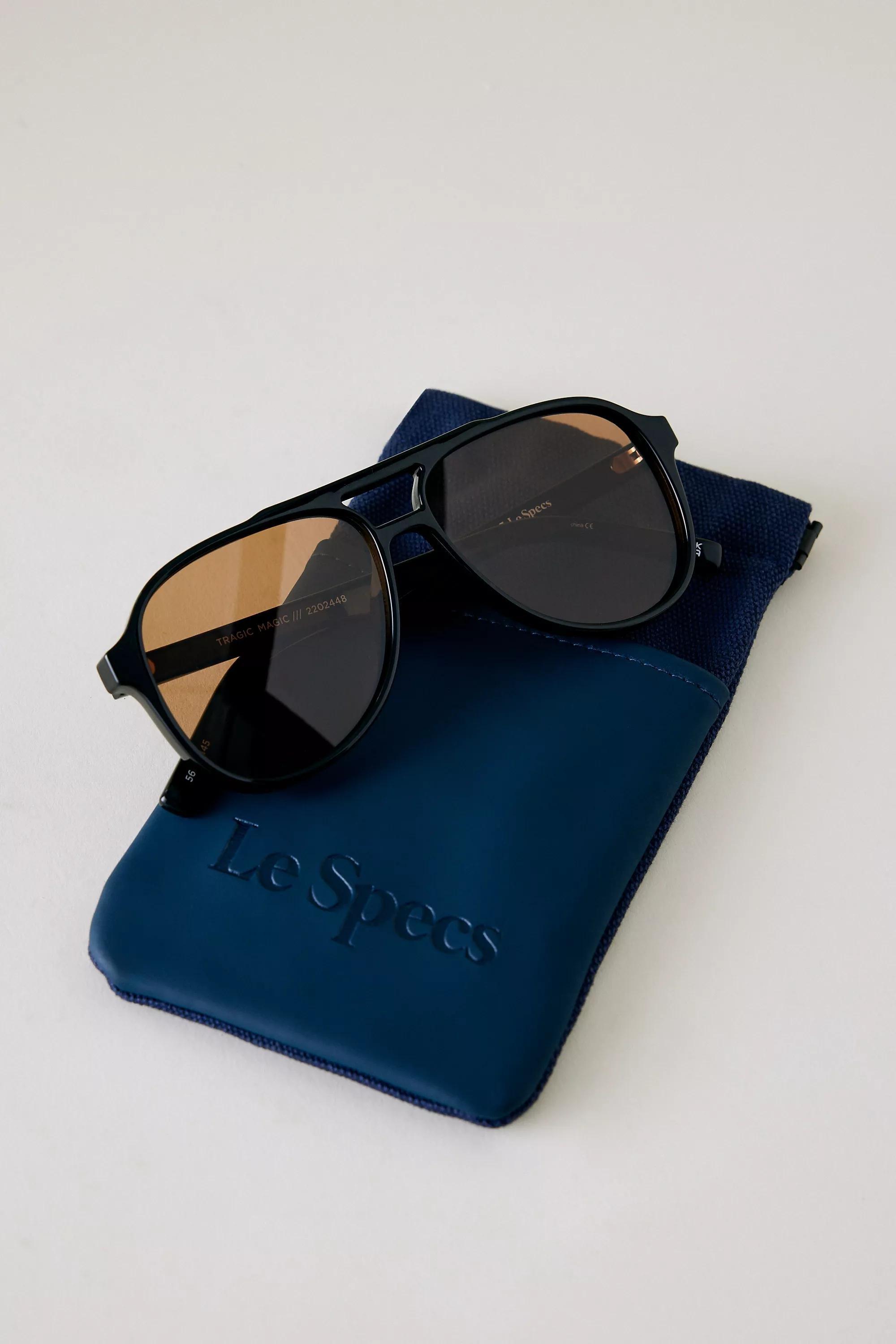 Black Le Specs Tragic Magic Sunglasses, A501_0001, large image number 2
