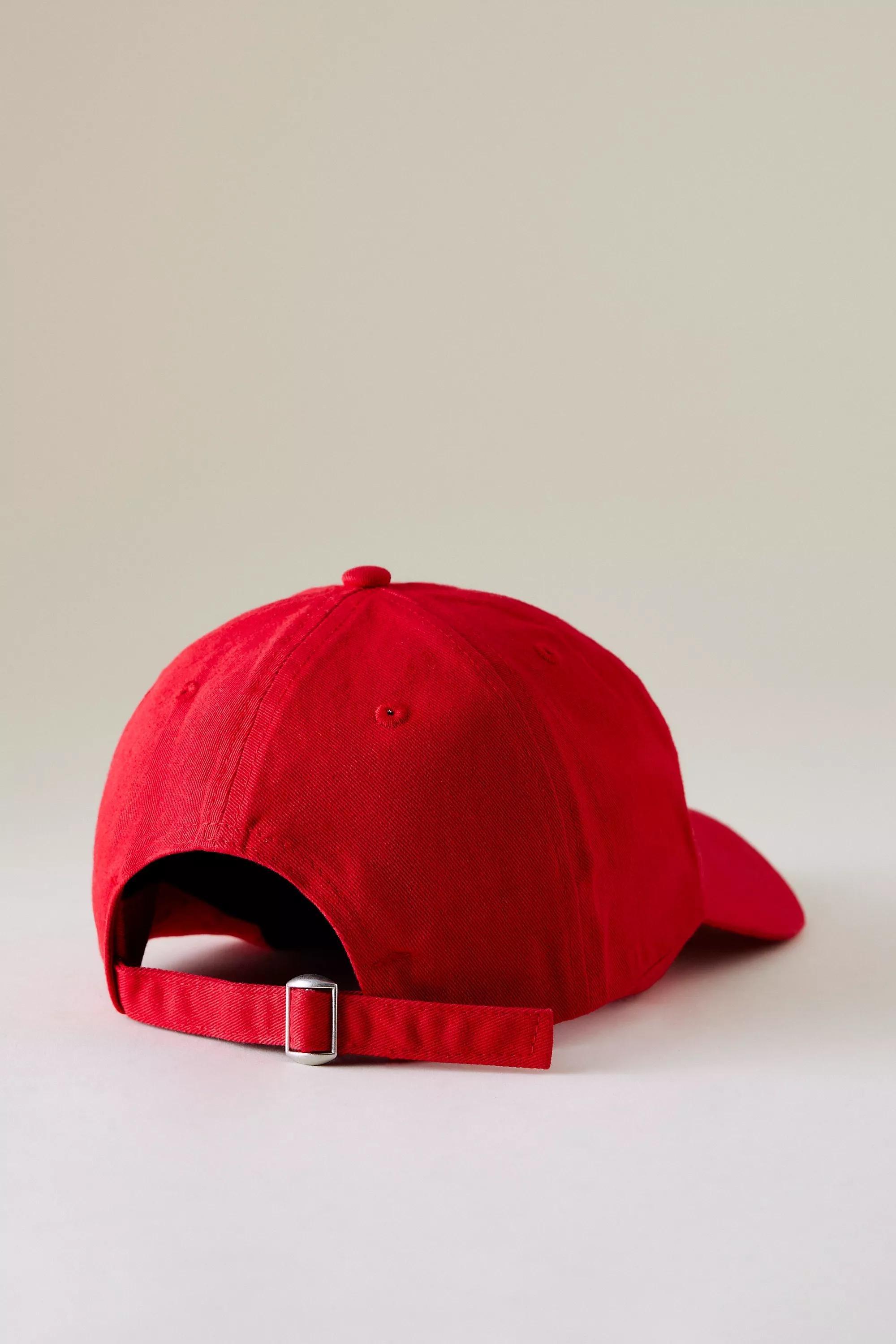 London Embroidered Baseball Cap, Red, A501_0060, large image number 3