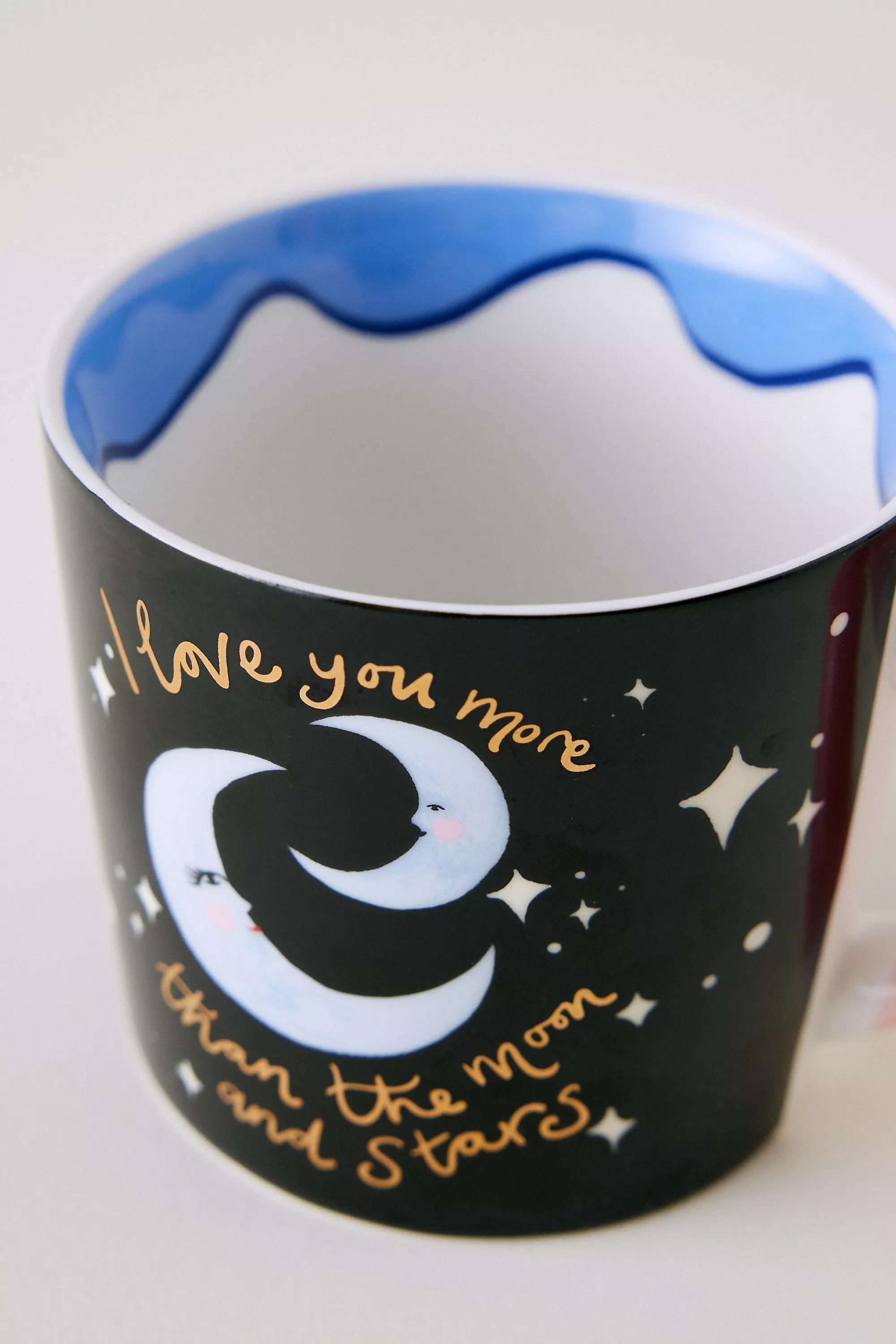 I Love You More Than The Moon And Stars Mug, Black, A501_0001, large image number 1