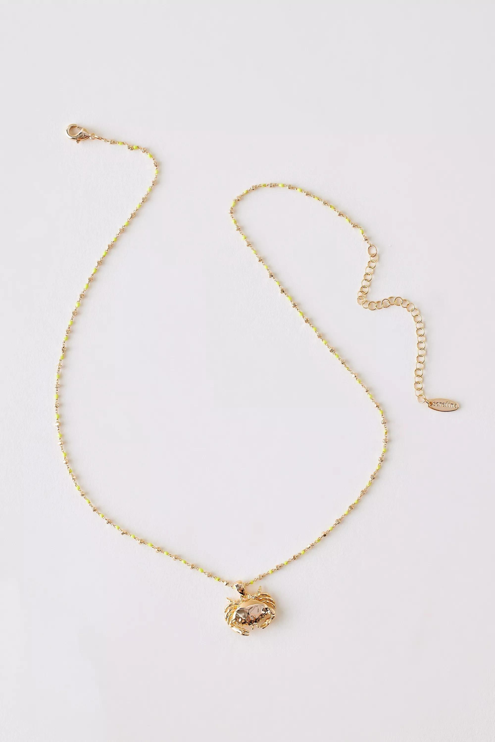 Anthropologie Necklace Pendant, Gold, A501_0070, large image number 0
