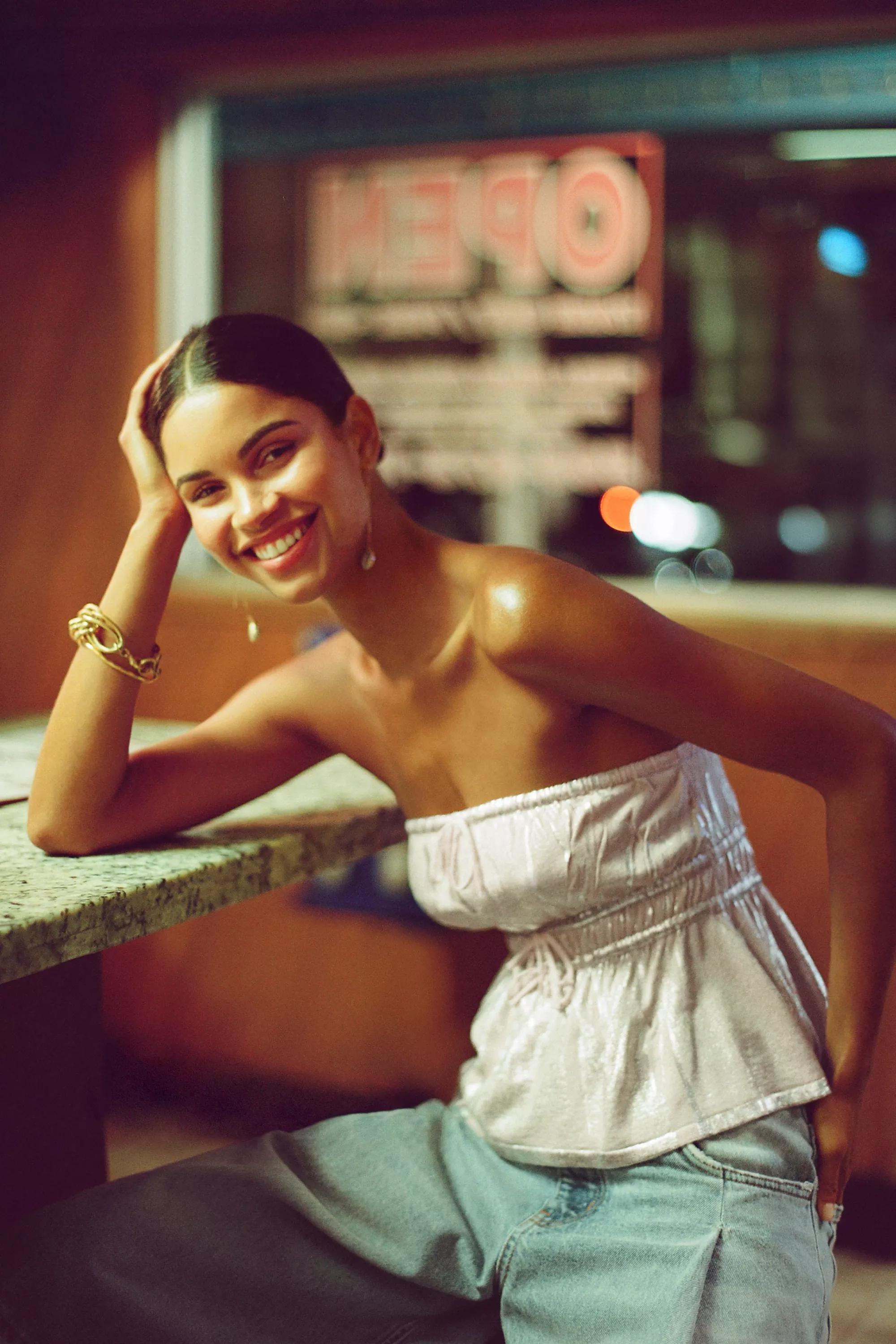 PEARL Pearl Drop Threader Earrings, A501_0017, medium