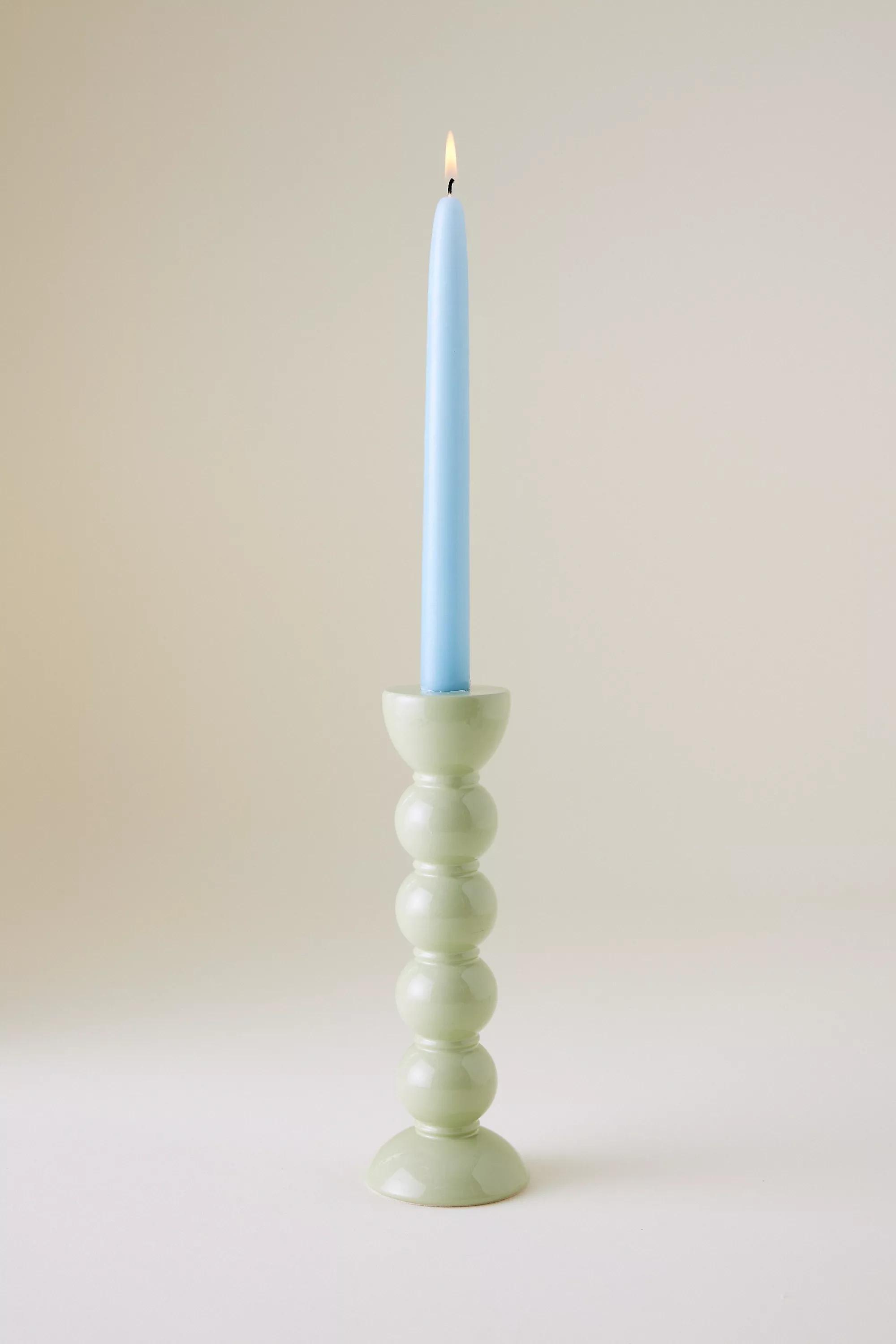 Blue Classic Taper Candles, Set Of 2, A501_0040, large image number 1