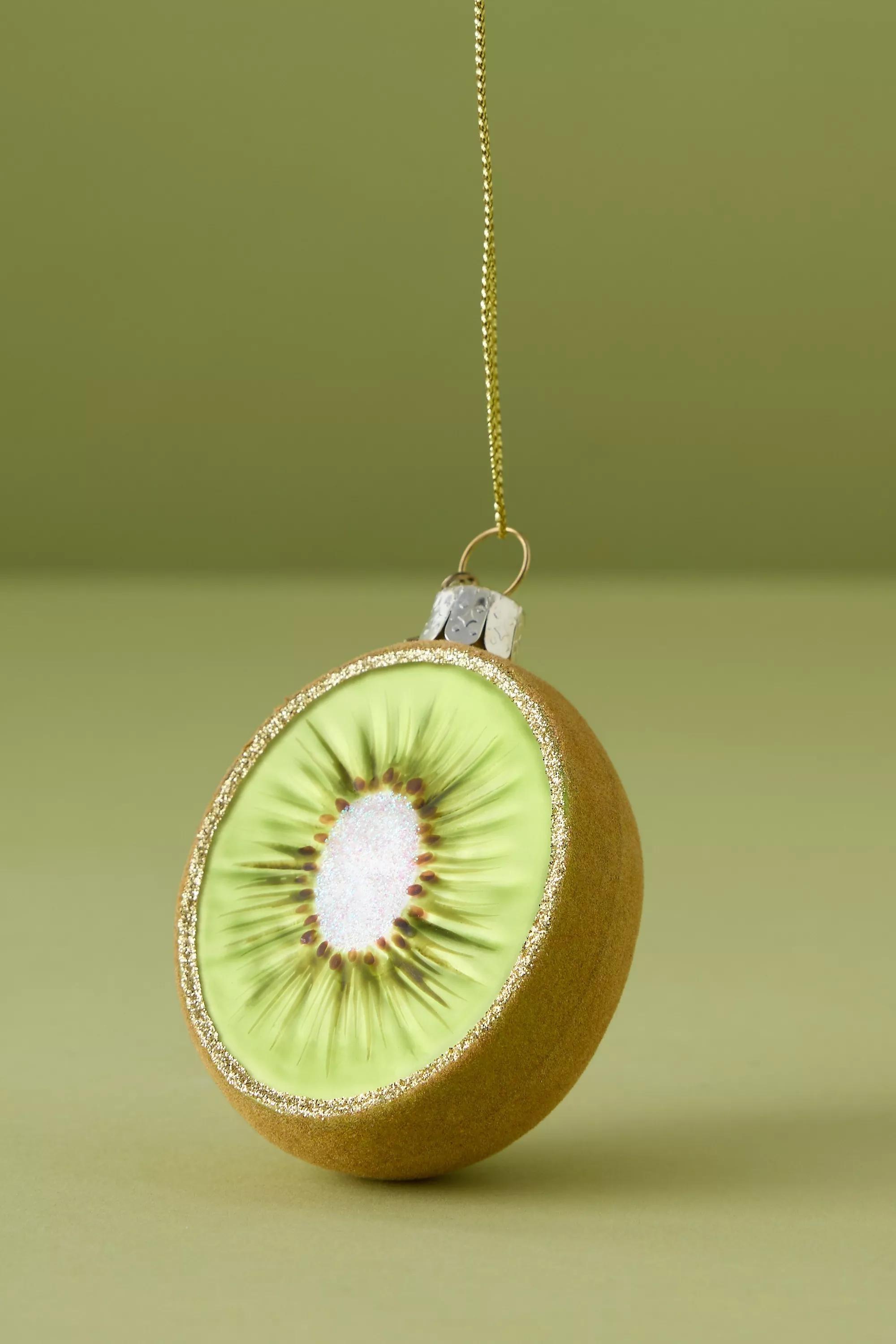 Kiwi Glass Ornament, A501_0000, large image number 0