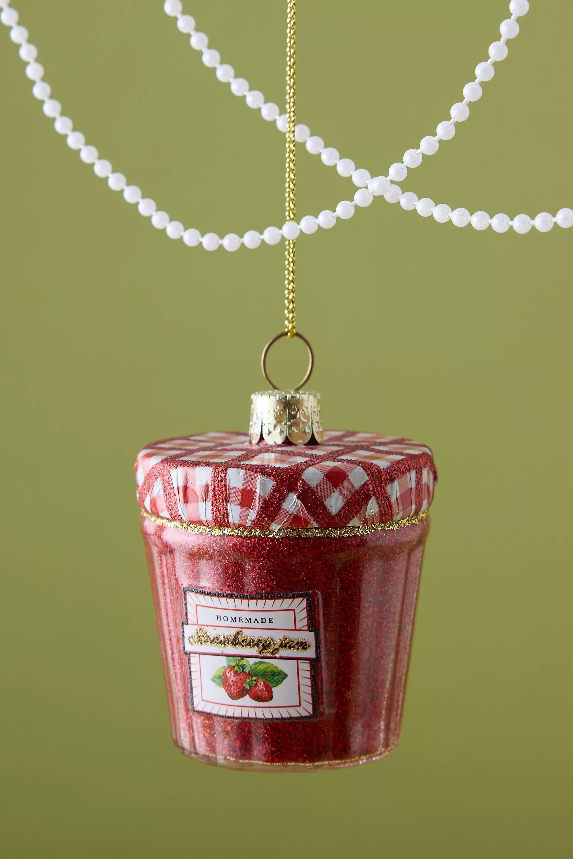 Strawberry Jam Glass Ornament, A501_0000, large image number 0