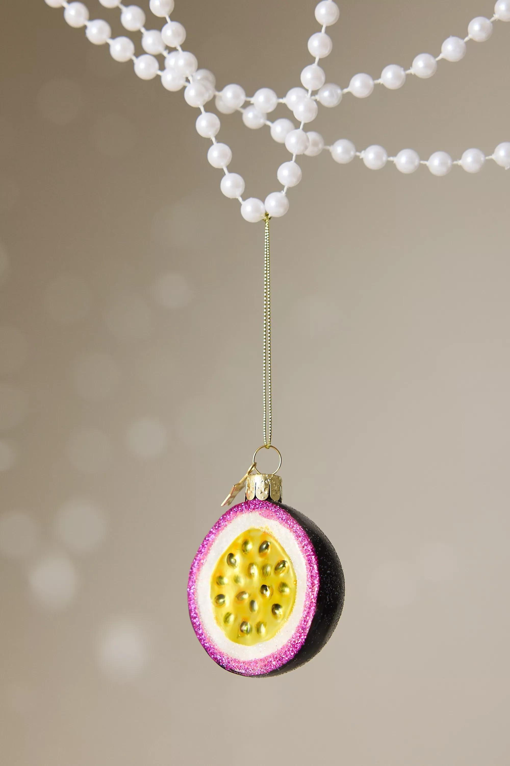 Passion Fruit Glass Ornament, A501_0000, large image number 0