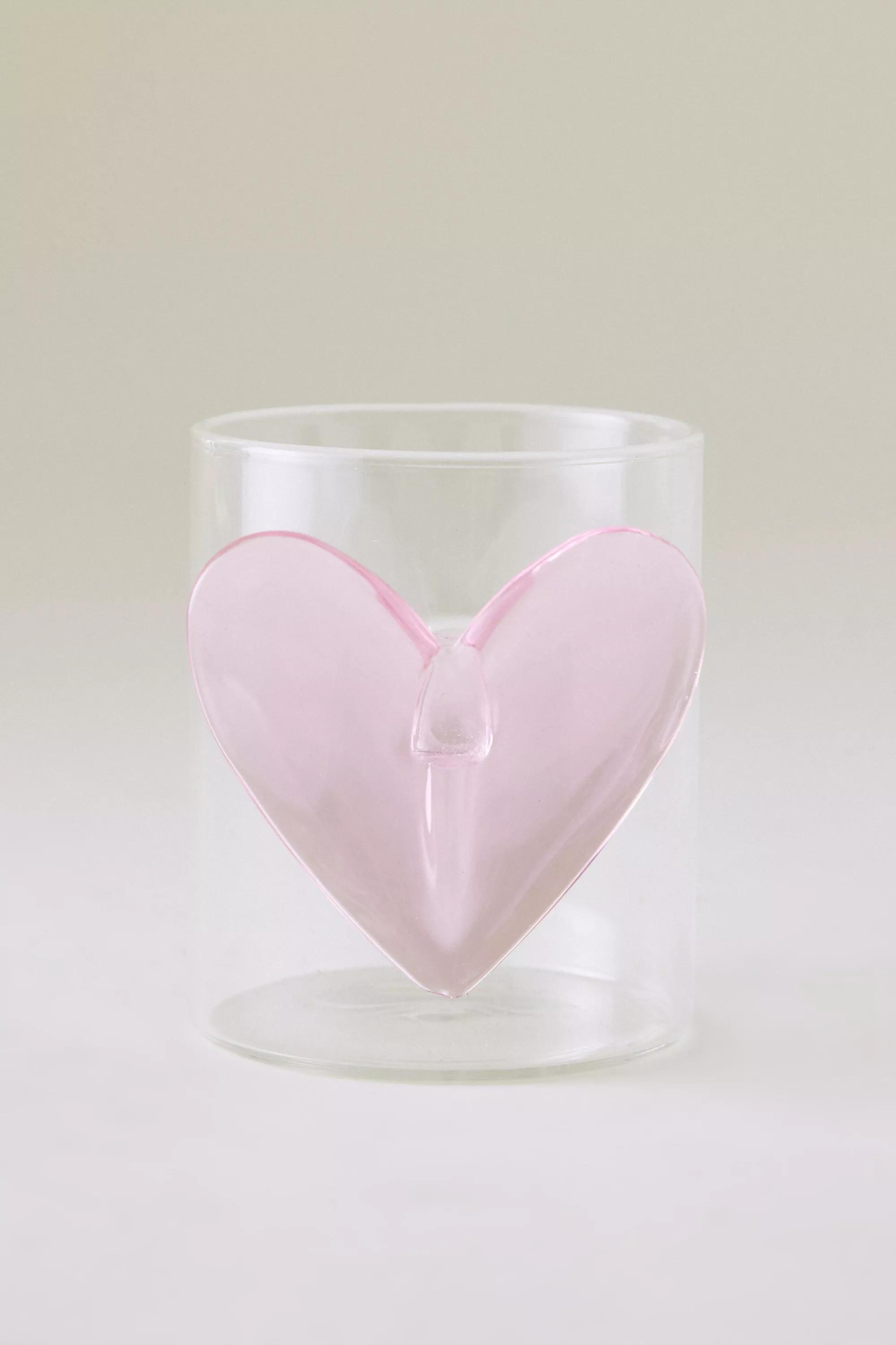 PINK Lepelclub Heart Tumbler Glass, A501_0066, large image number 0