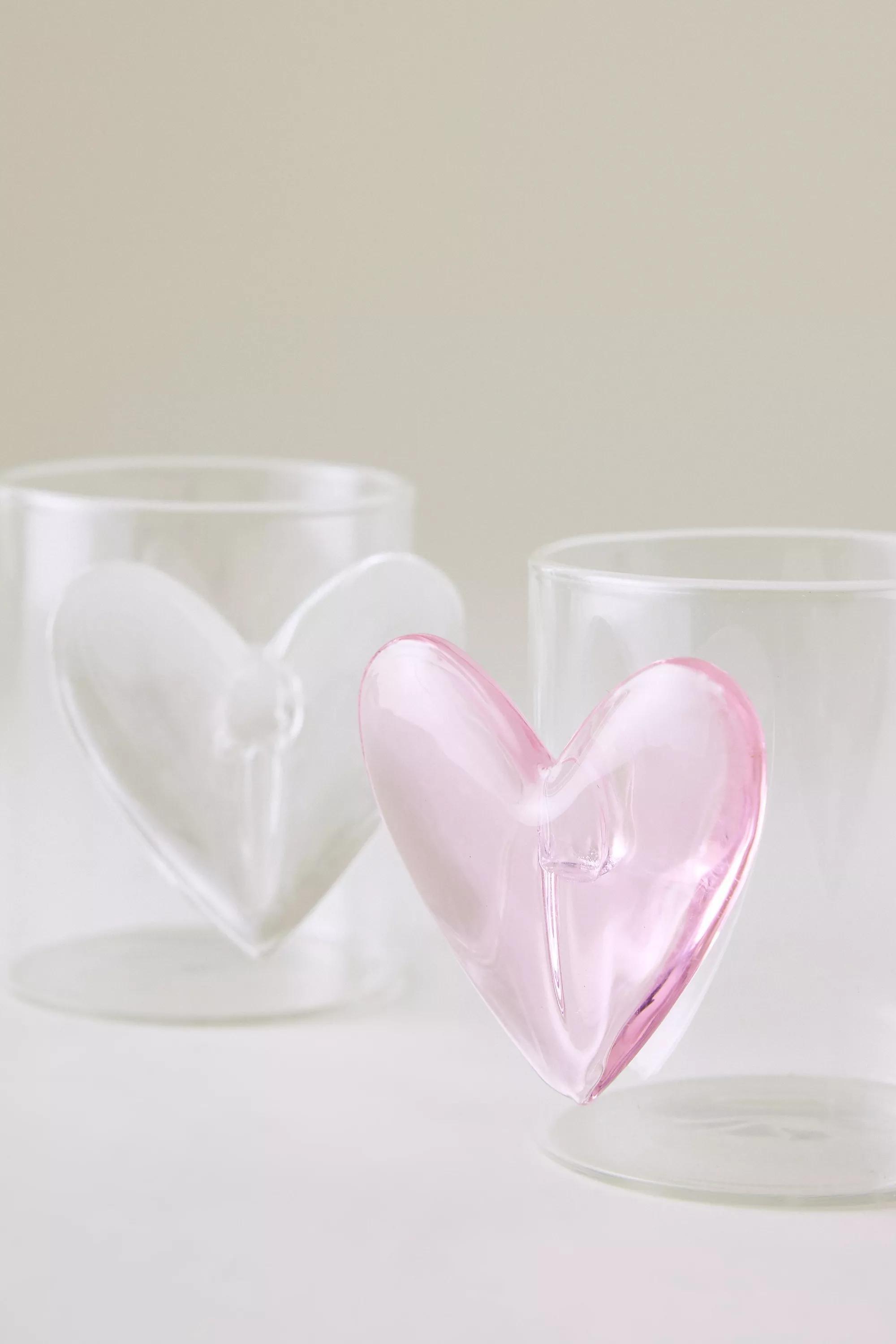 PINK Lepelclub Heart Tumbler Glass, A501_0066, large image number 2
