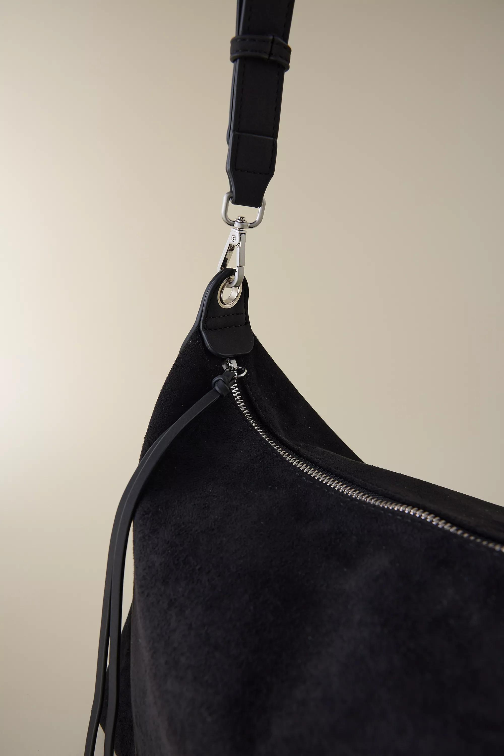 BLACK Melie Bianco Charlie Faux-Suede Shoulder Bag, A501_0001, large image number 3