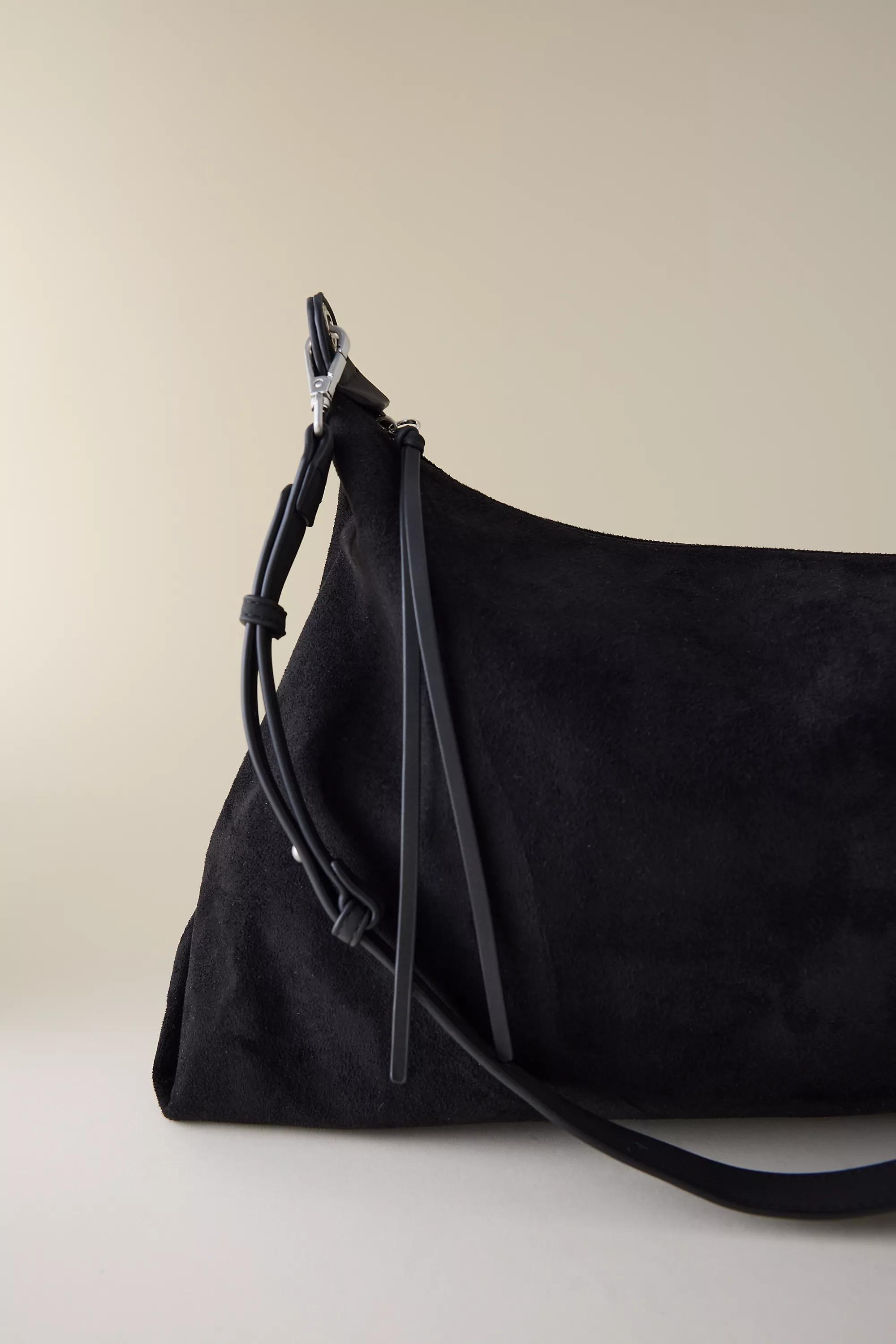BLACK Melie Bianco Charlie Faux-Suede Shoulder Bag, A501_0001, large image number 4