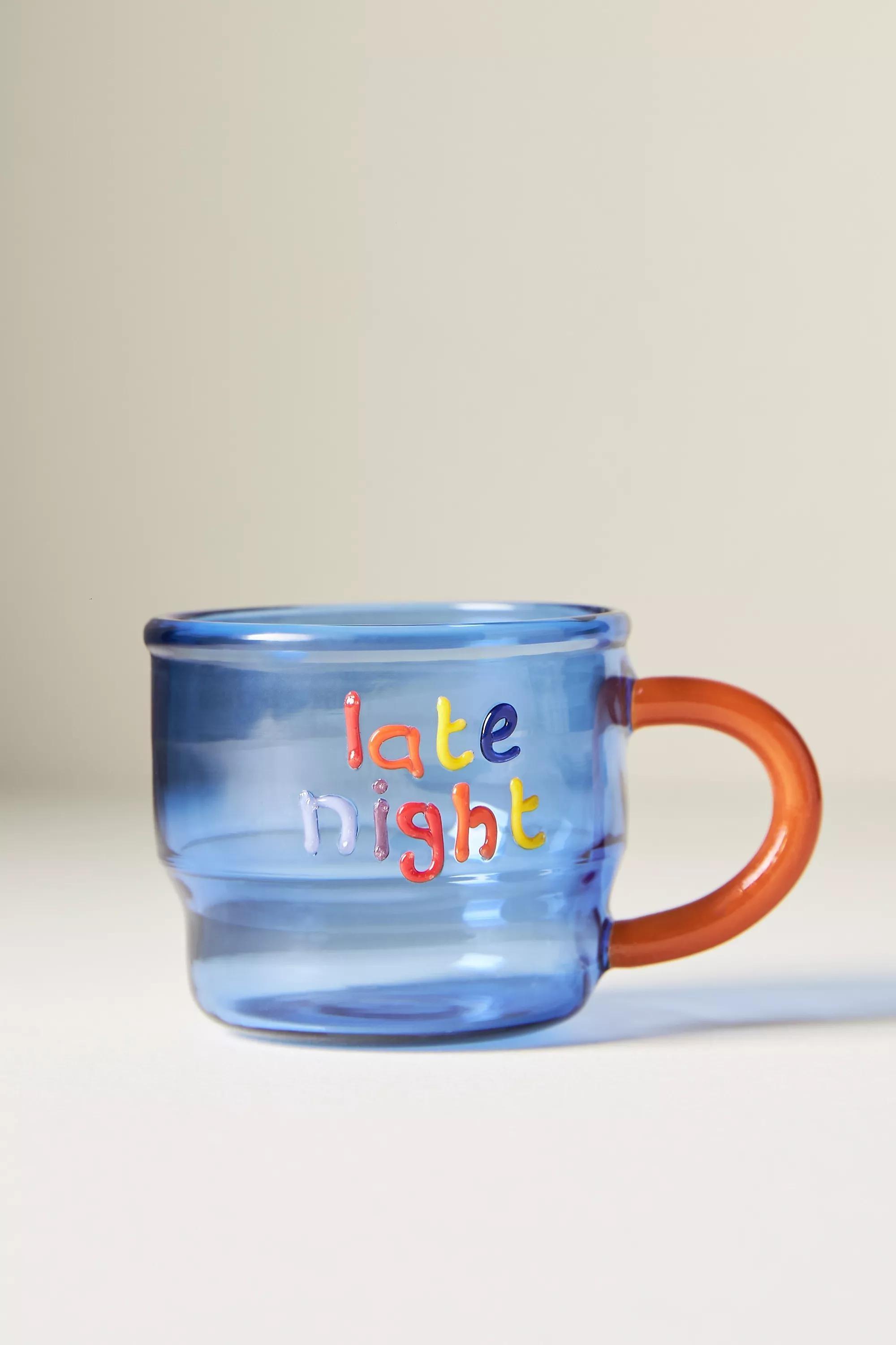 Love Notes Glass Espresso Cup, Blue, A501_0040, medium