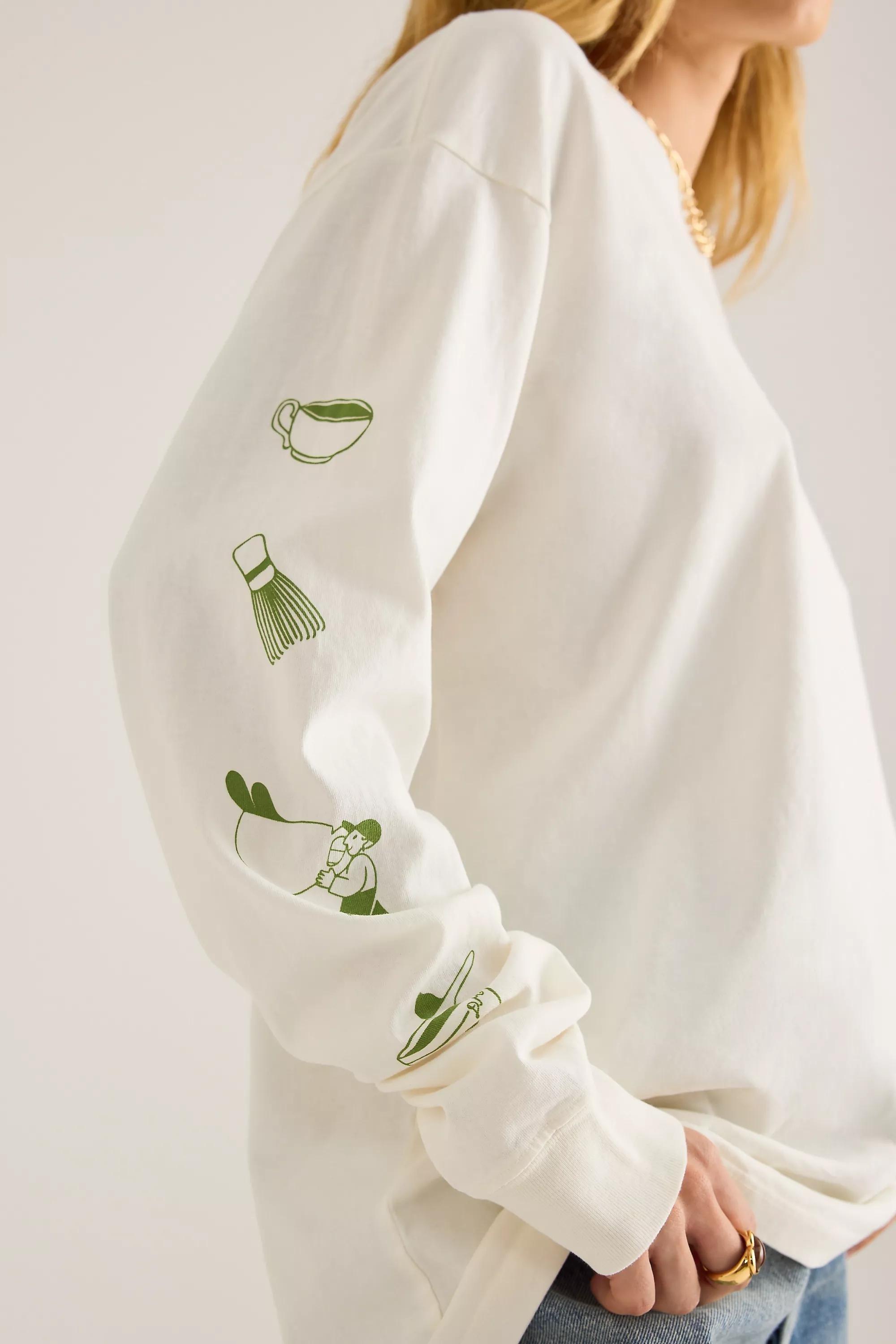 IVORY Dm Matcha Moments Ls Tee, A501_0011, large image number 4