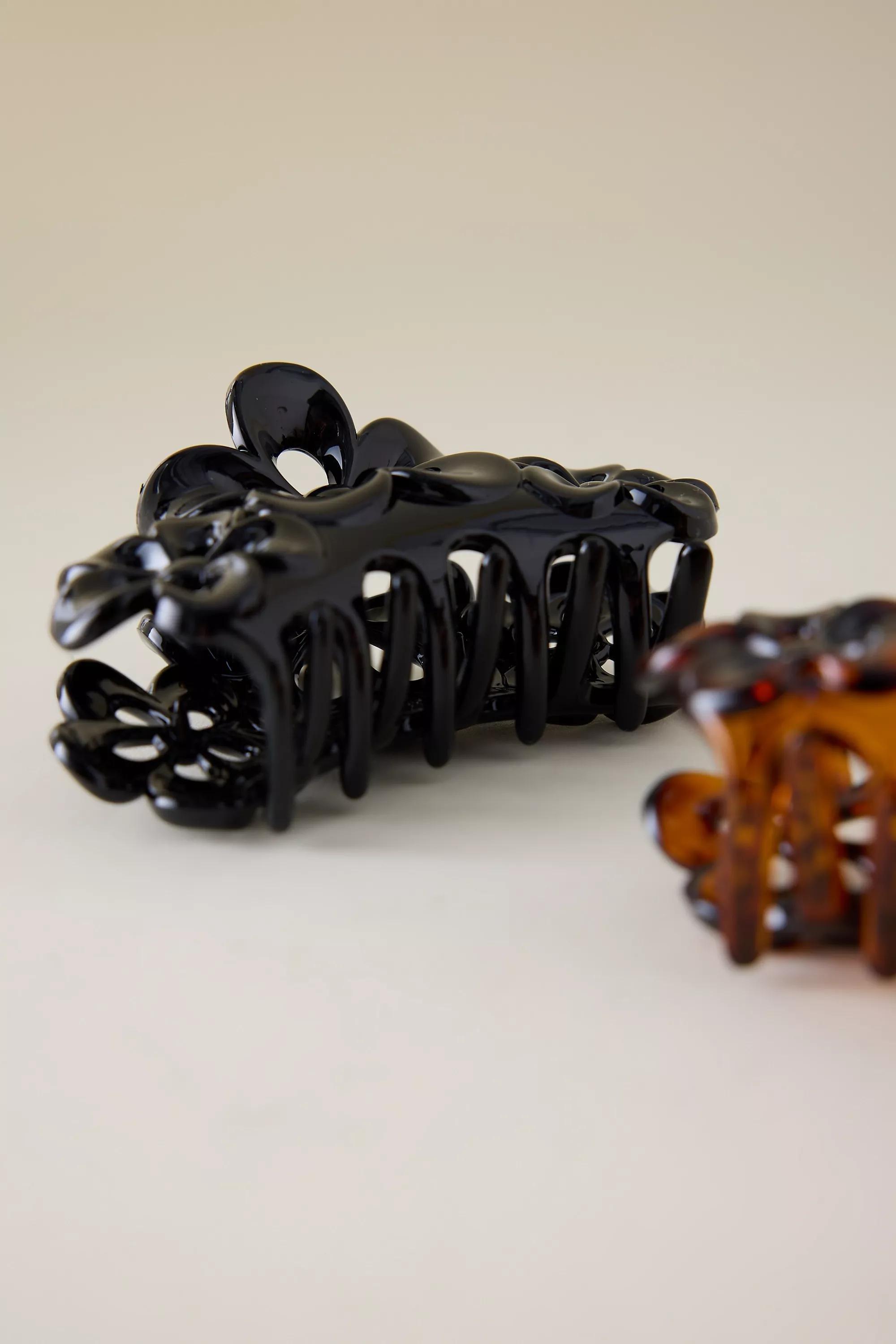 Flower Resin Hair Claw Clips, Set of 2, A501_0029, large image number 2