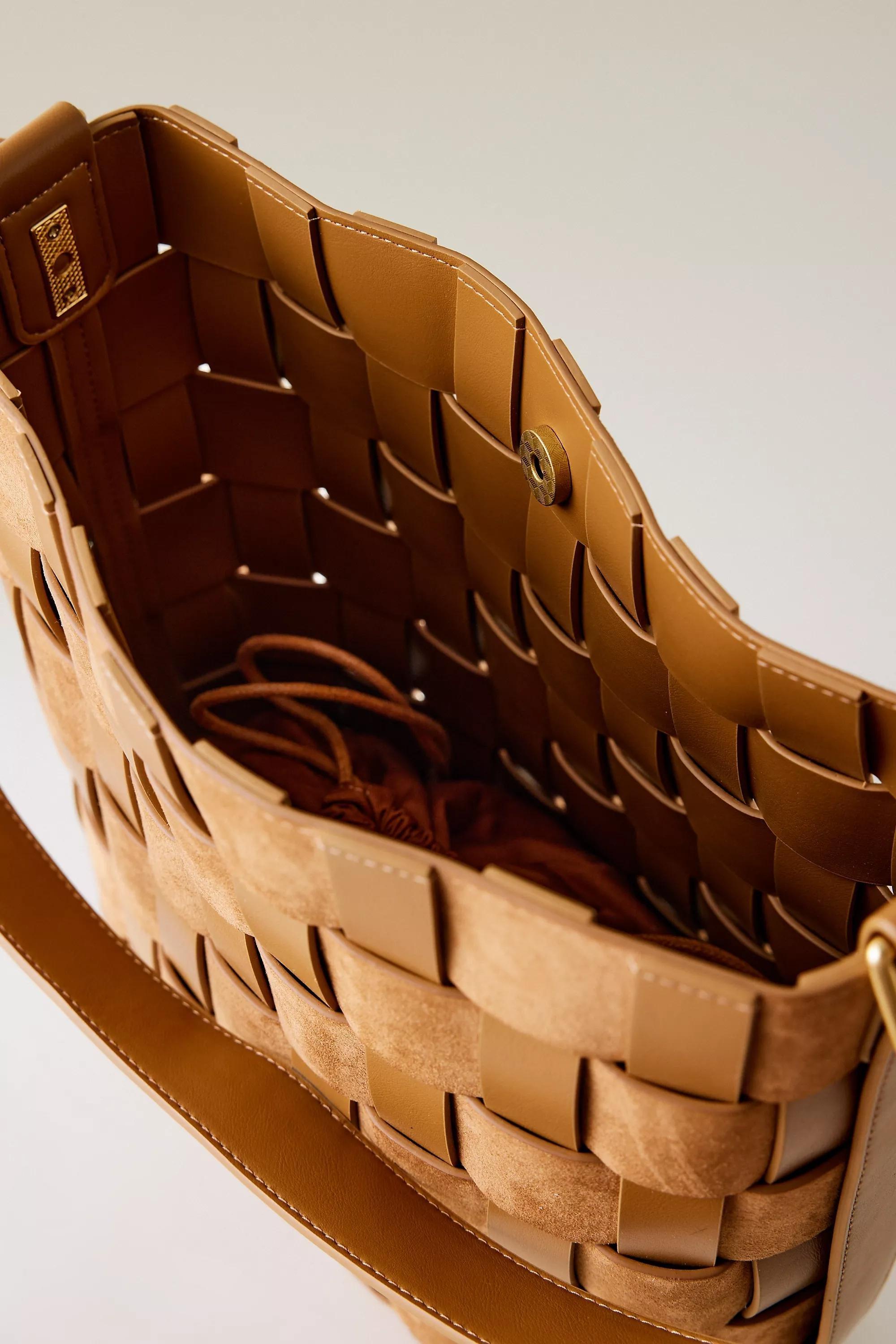 Two Texture Woven Tote Bag, A501_0020, large image number 7