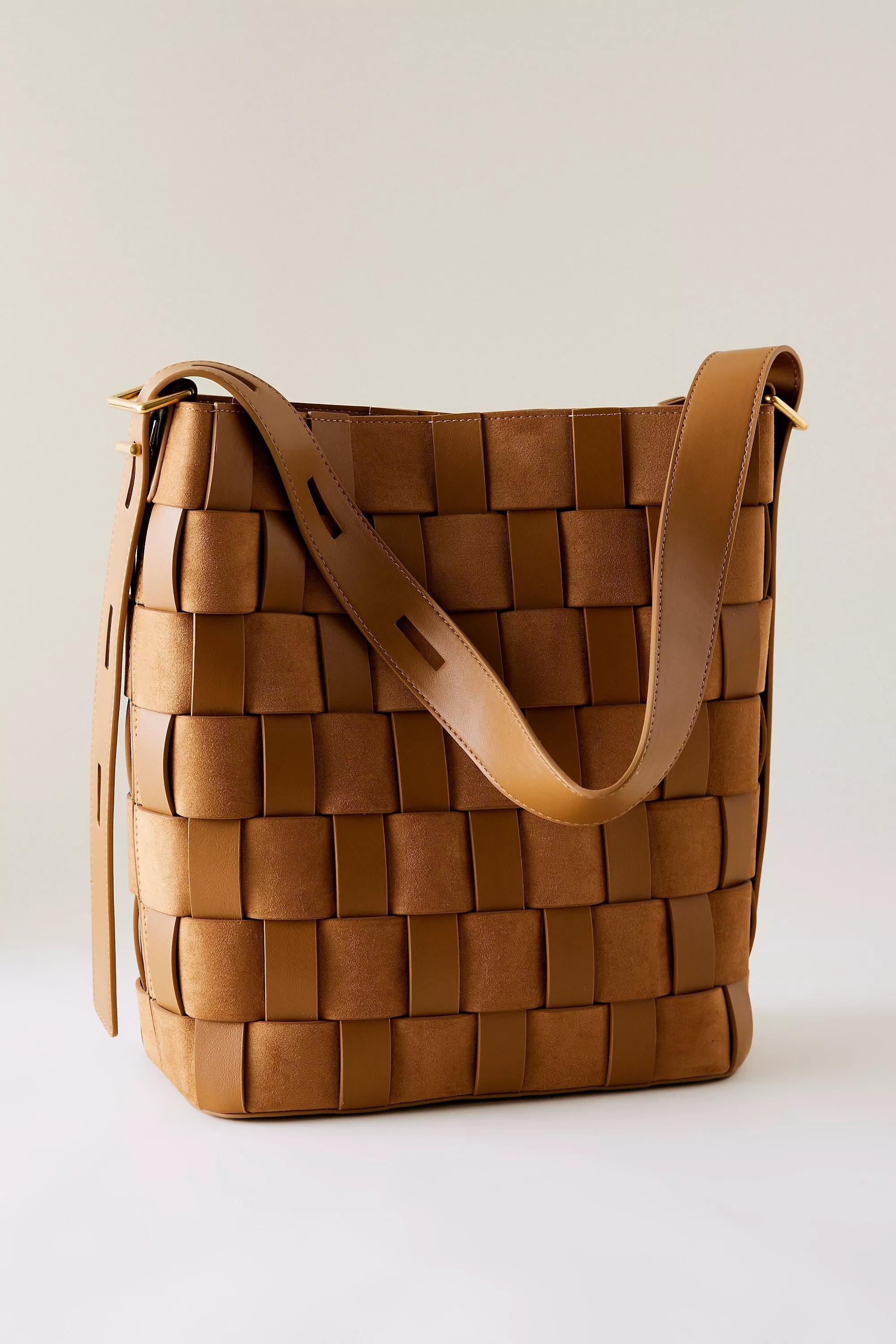 Two Texture Woven Tote Bag, A501_0020, large image number 11
