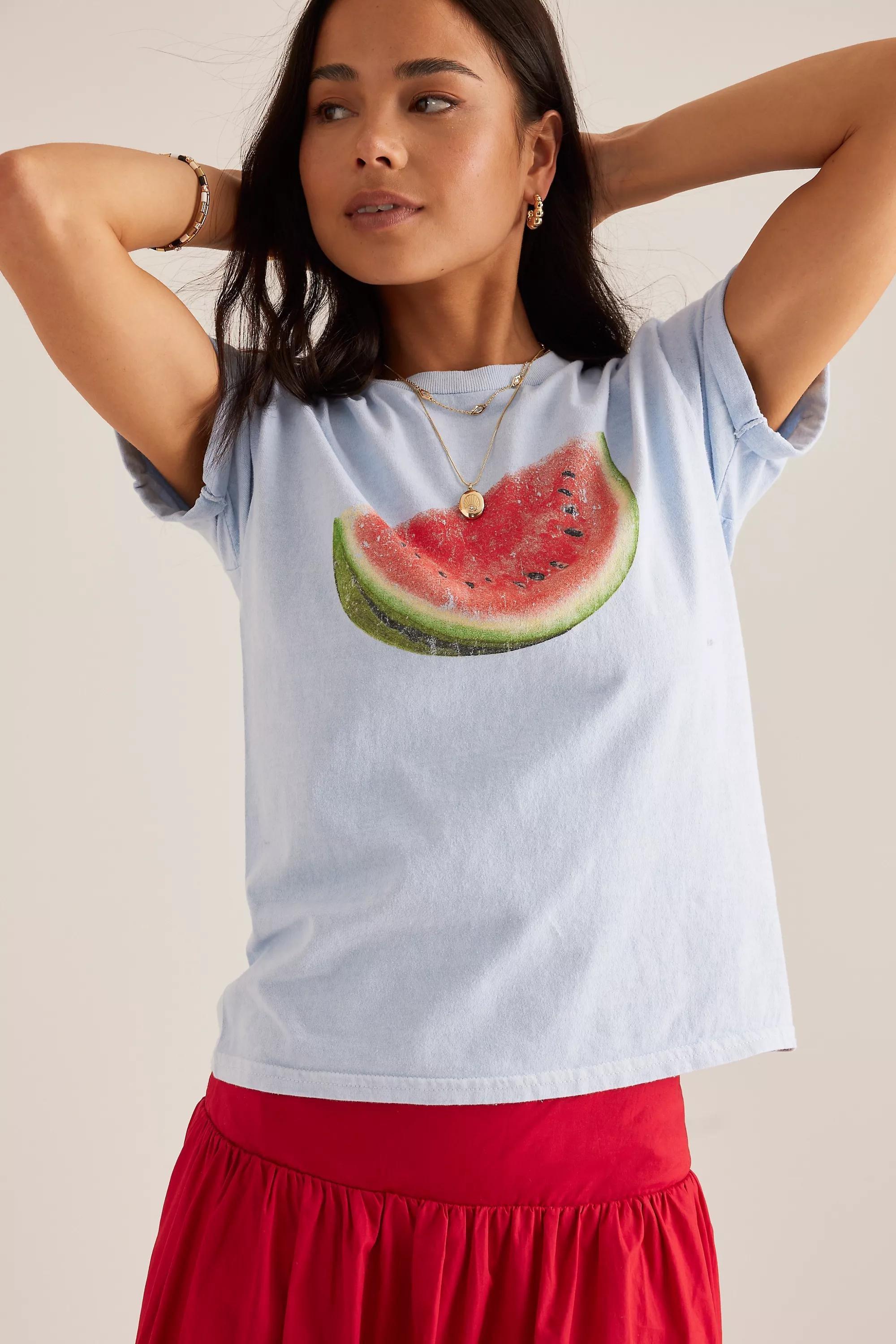 Anthropologie Graphic Print Basic Shirt, , large image number 2