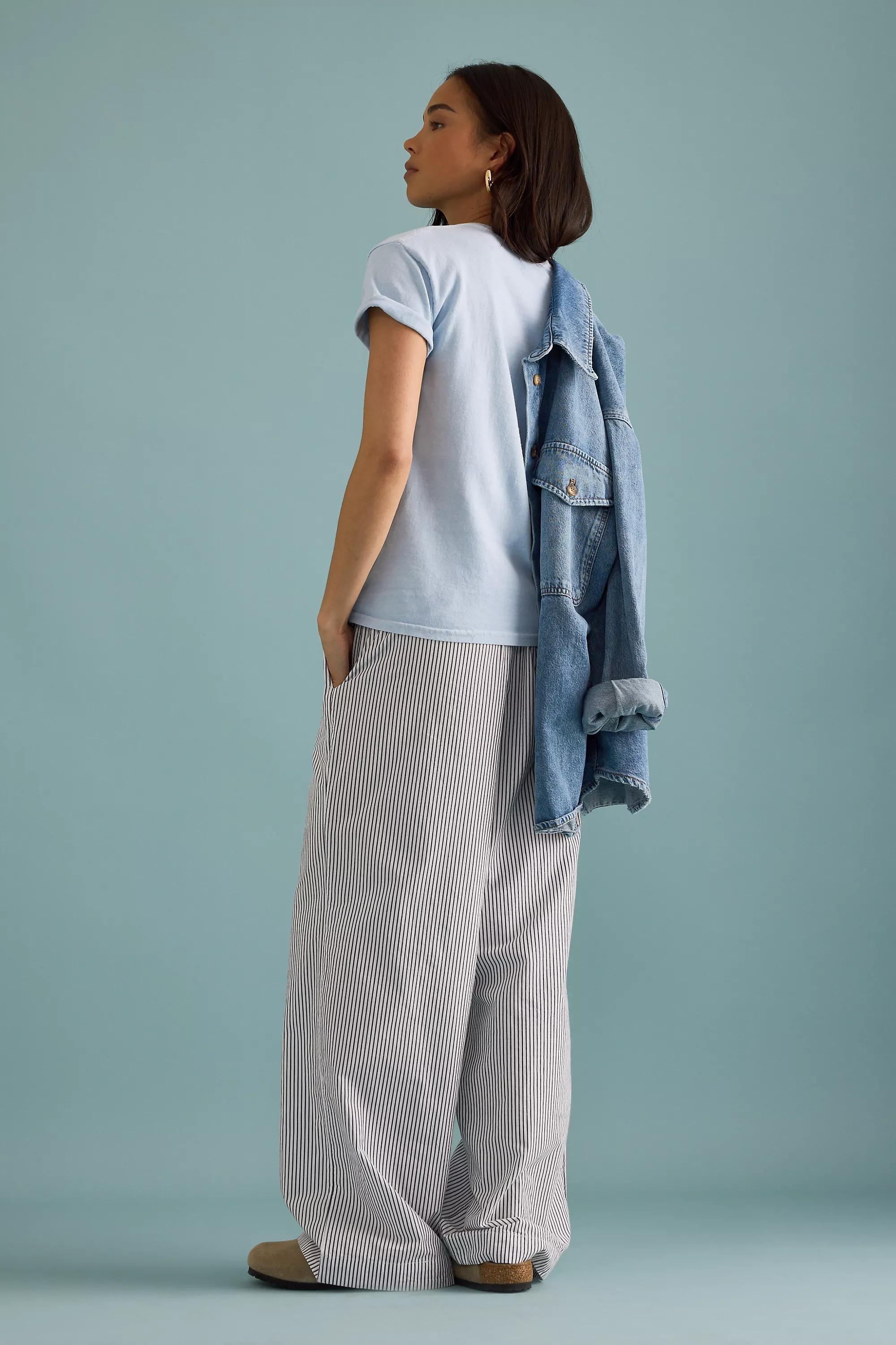 Anthropologie Graphic Print Basic Shirt, A501_0048, medium