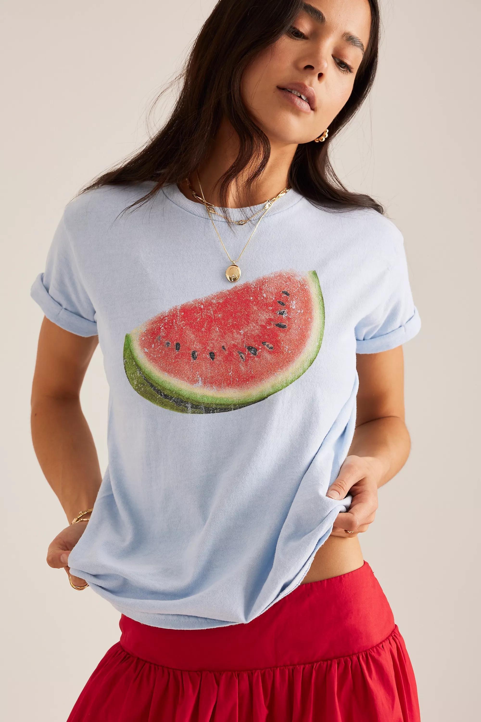 Anthropologie Graphic Print Basic Shirt, , large image number 3