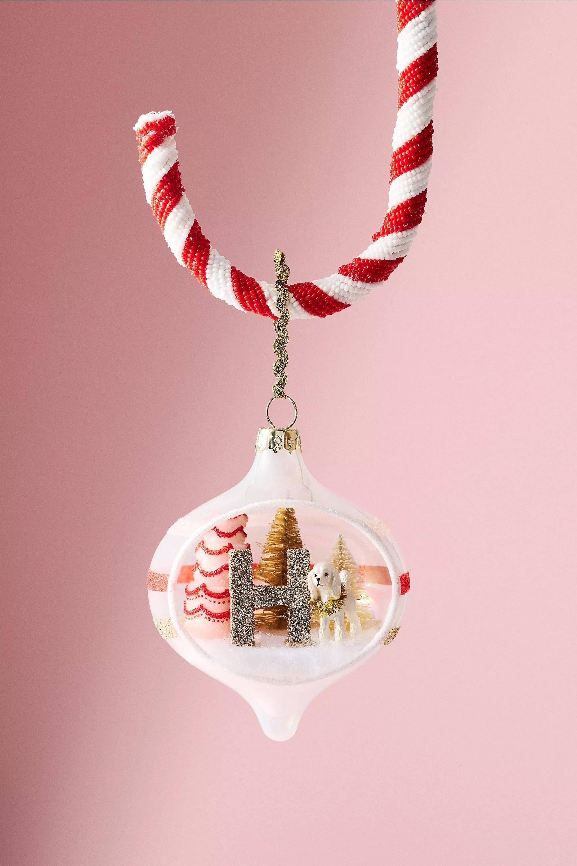 H Party Monogram Ornament, A501_0908, large image number 0