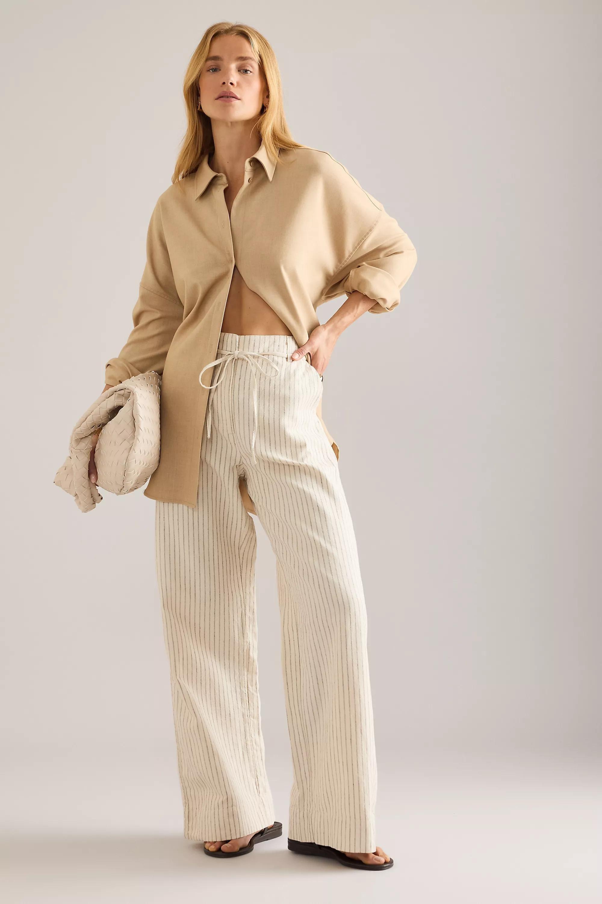 Slf Johanne Striped Pant, A501_0012, large image number 0