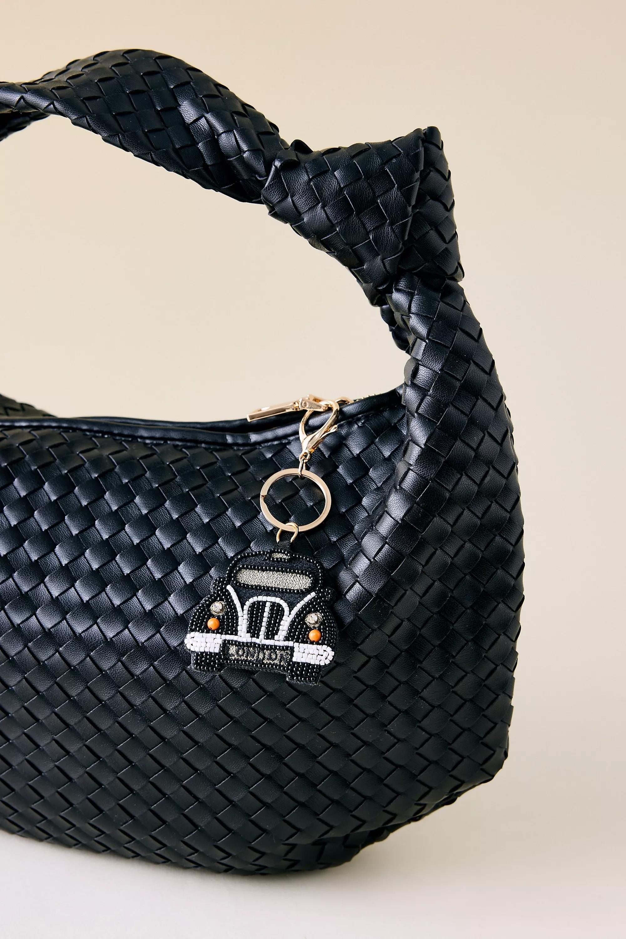 Beaded London Taxi Bag Charm, Multicolour, A501_0000, large image number 3