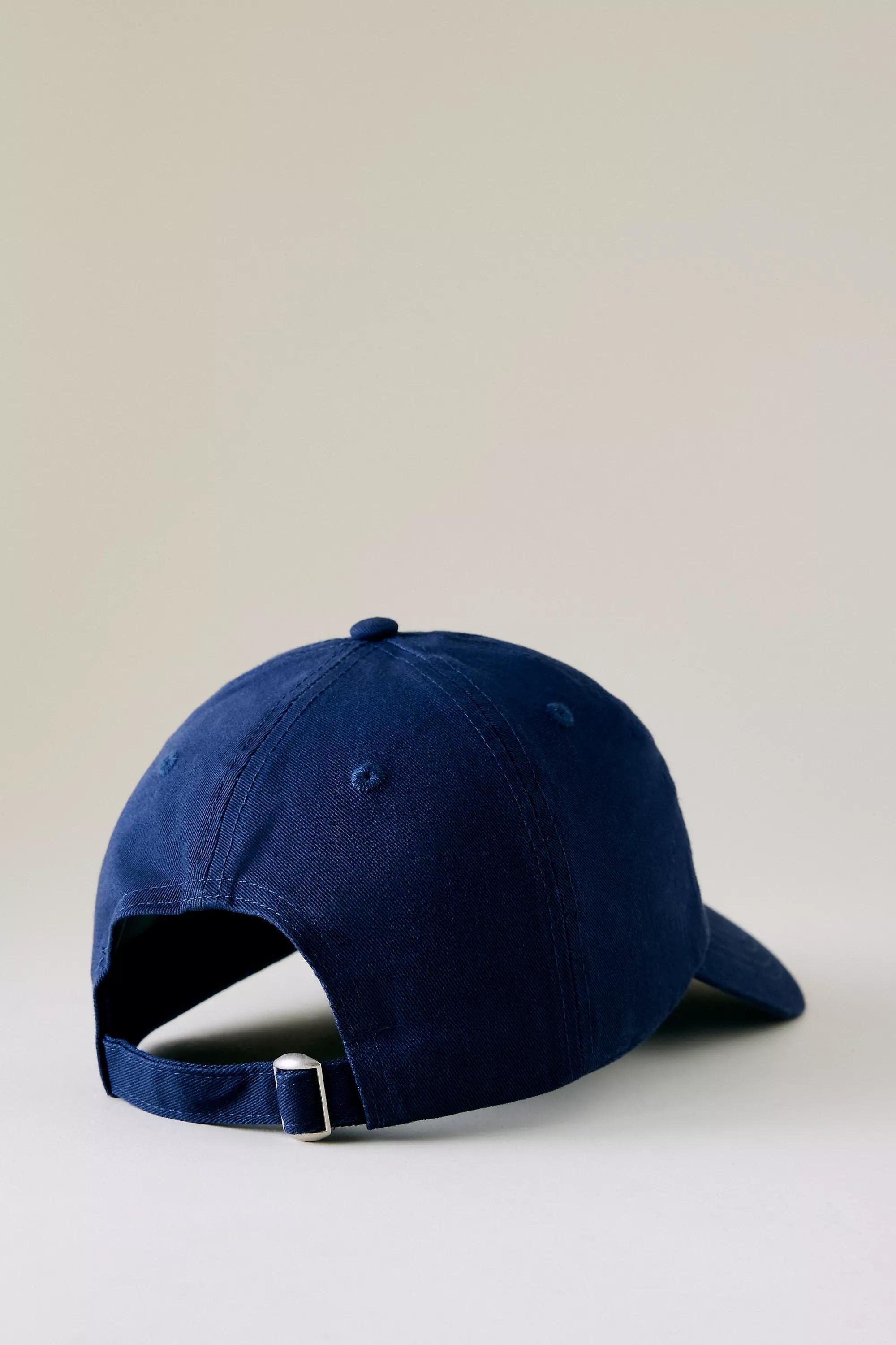 Navy New York Embroidered Baseball Cap, A501_0041, large image number 1
