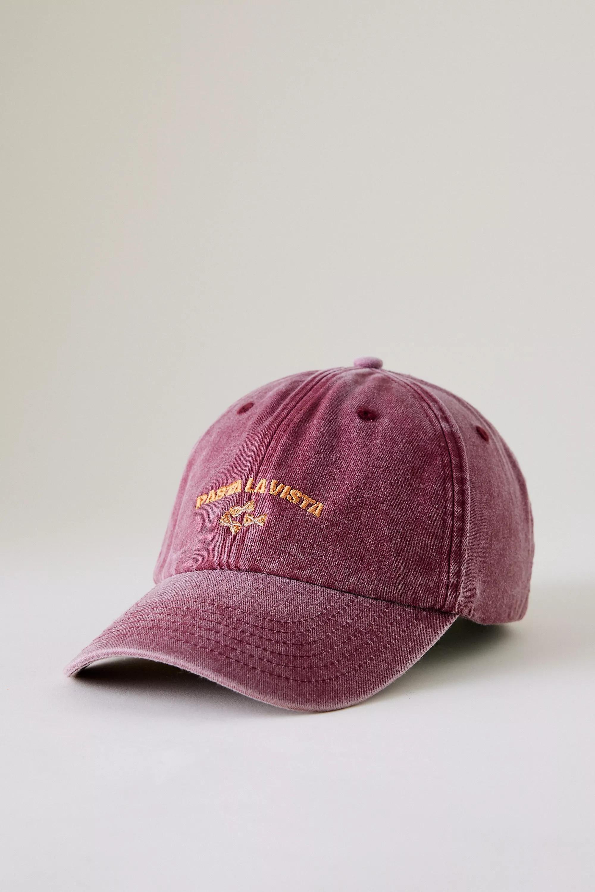 Patterned Embroidered Baseball Cap, Red, A501_0069, large image number 0