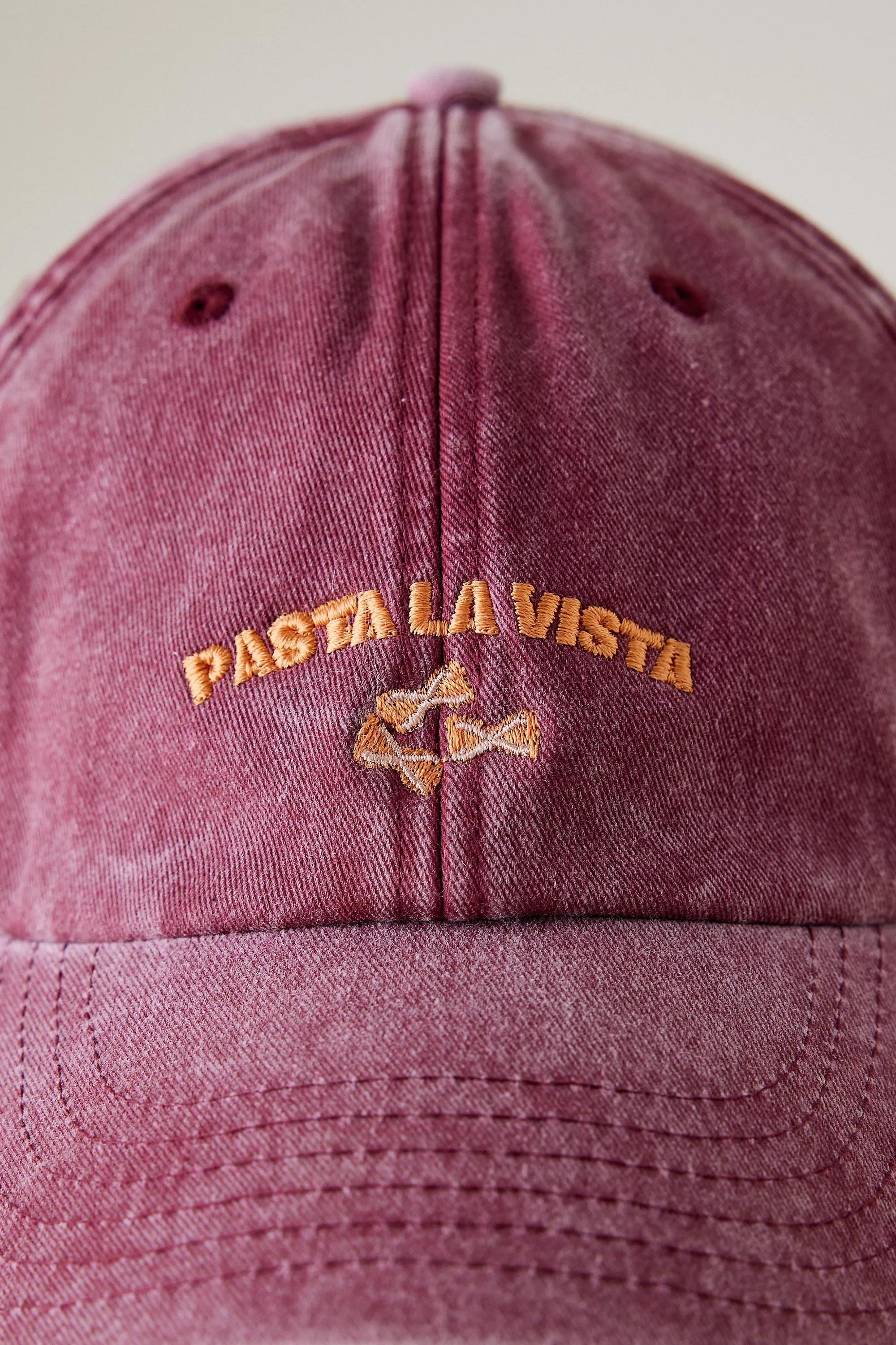 Patterned Embroidered Baseball Cap, Red, A501_0069, large image number 3