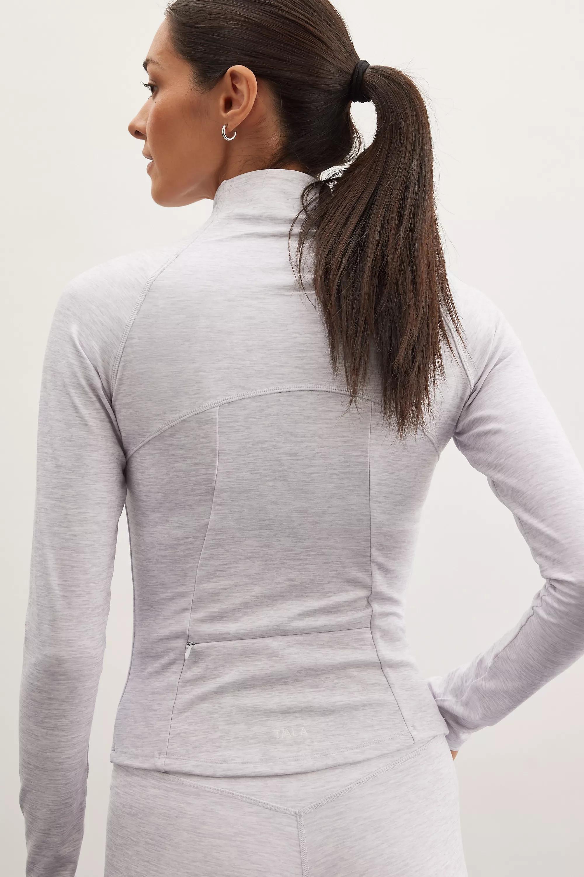 By Tala Zip-Front Running Jacket, Grey, , large image number 1