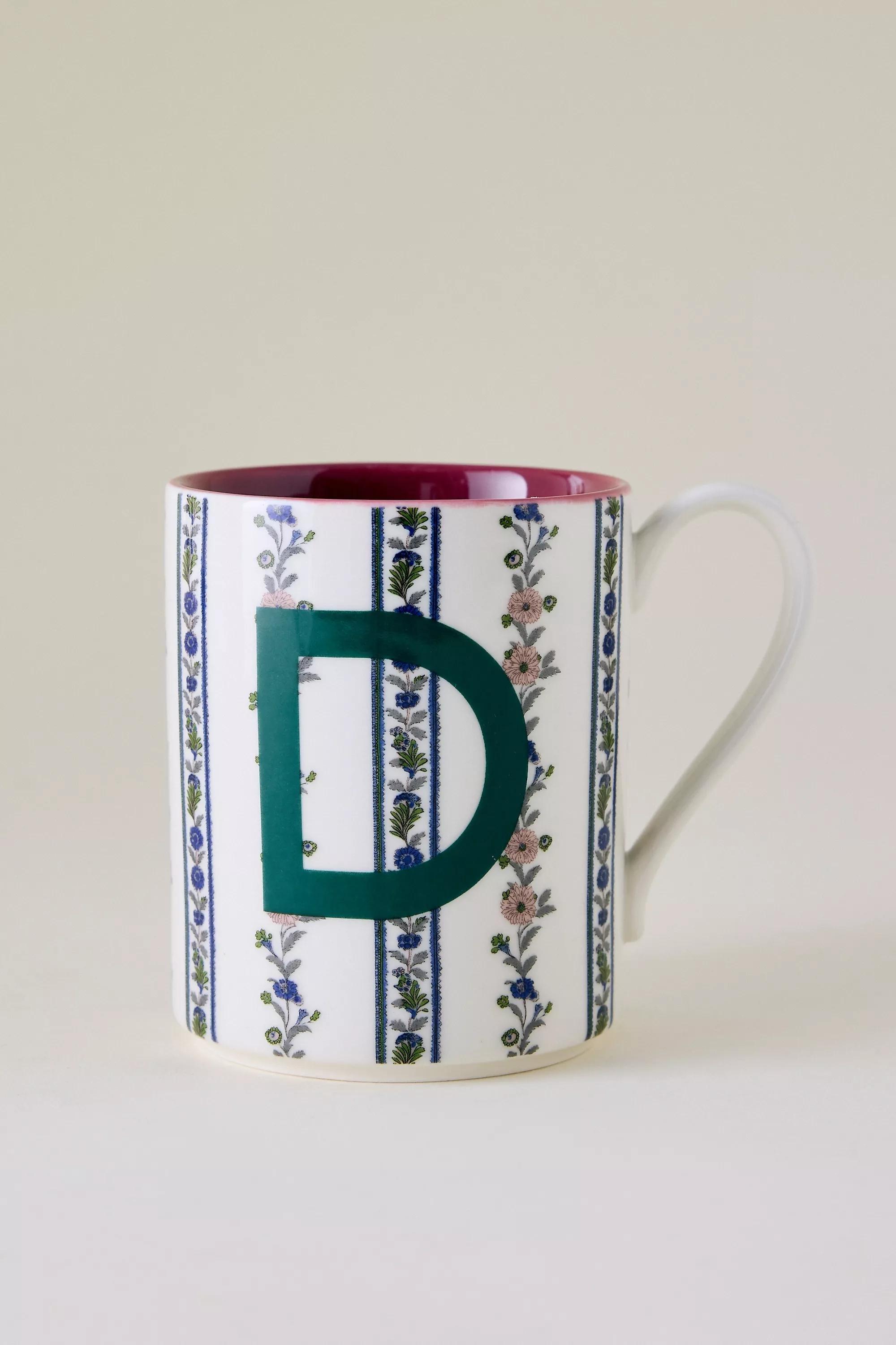 Laura Monogram Mug, Multicolour, large image number 3