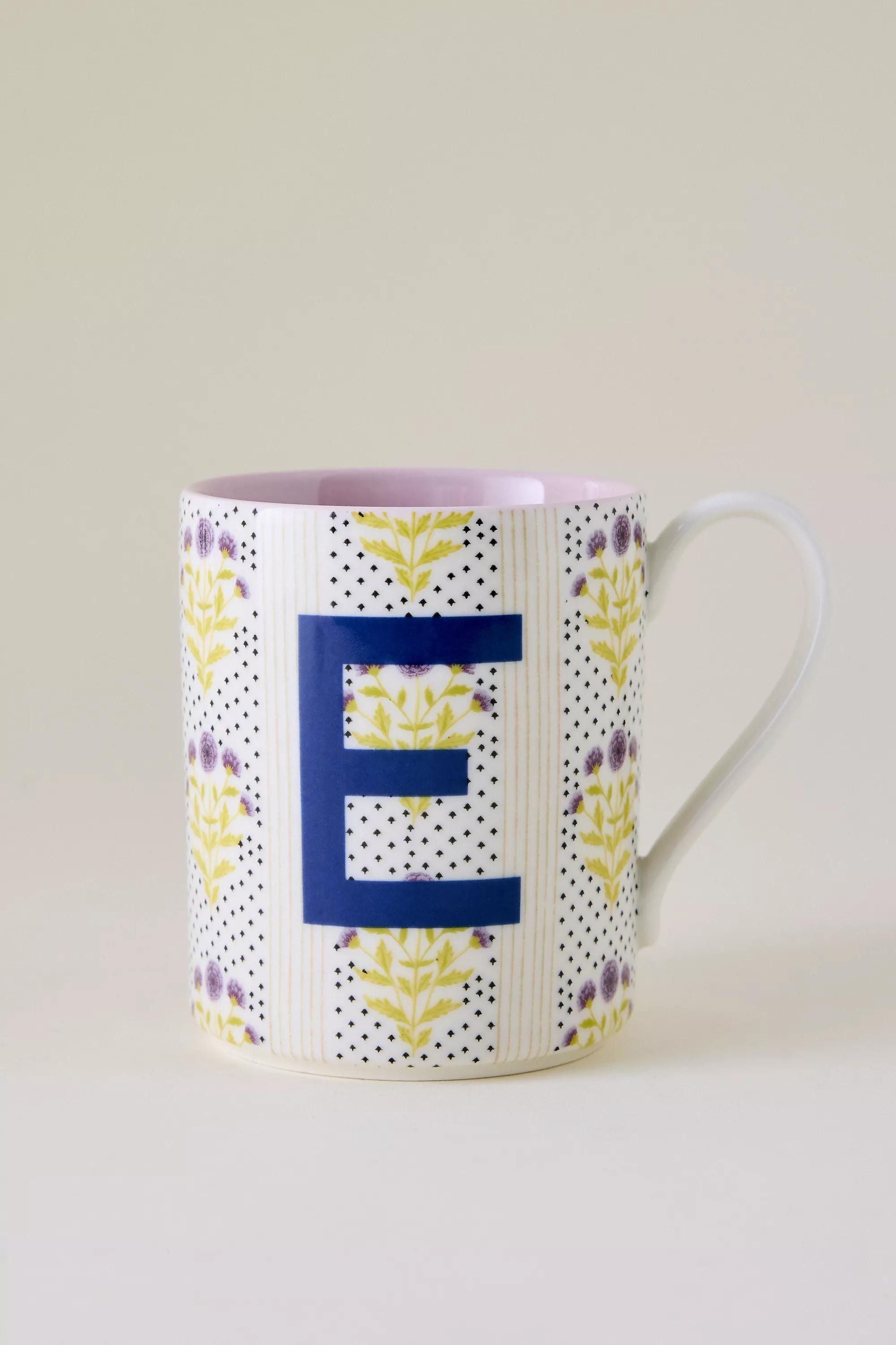 E Laura Monogram Mug, A501_0905, large image number 0