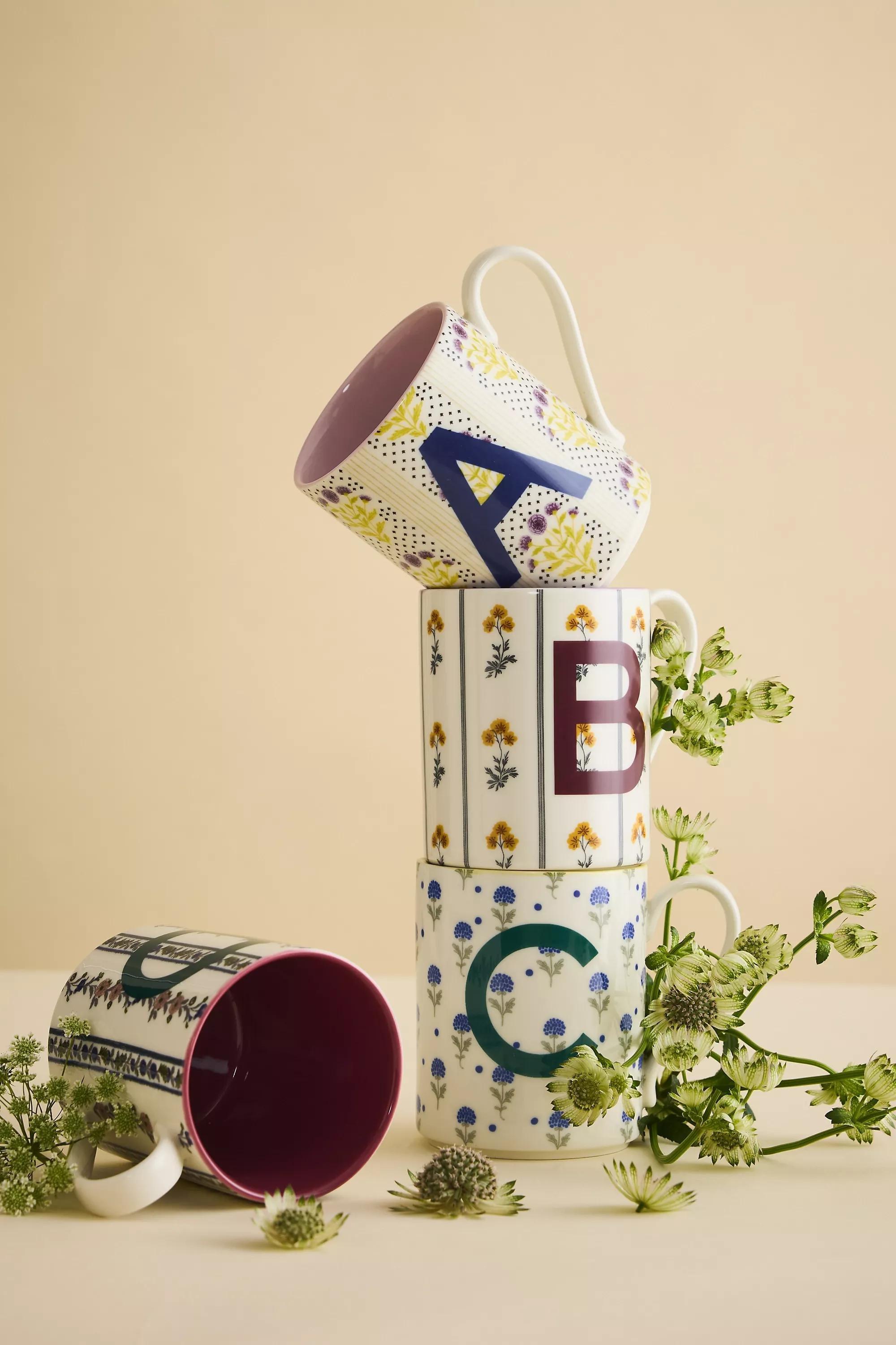 E Laura Monogram Mug, A501_0905, large image number 2