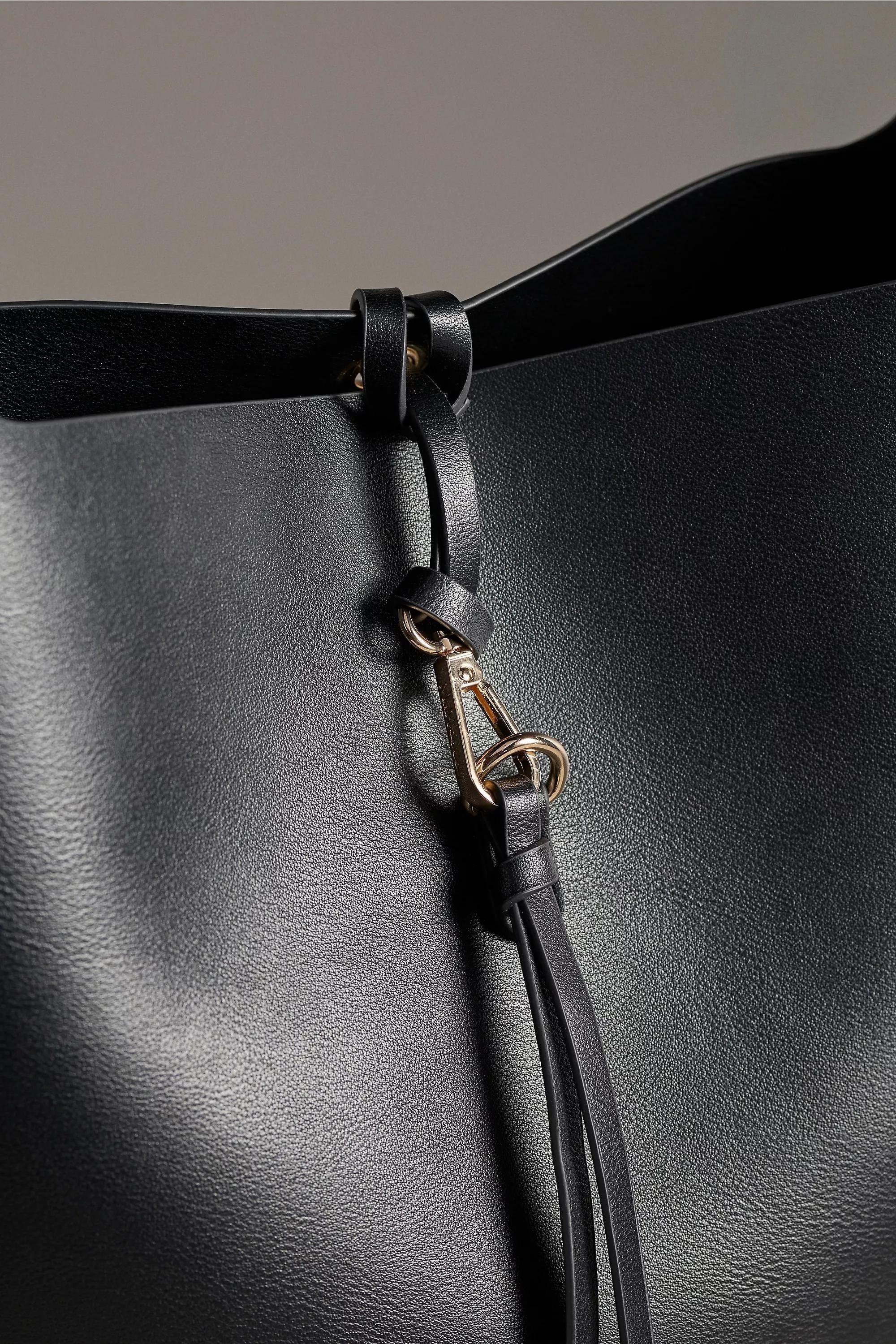BLACK Mali + Lili Buckle Bucket Shoulder Bag, A501_0001, large image number 4
