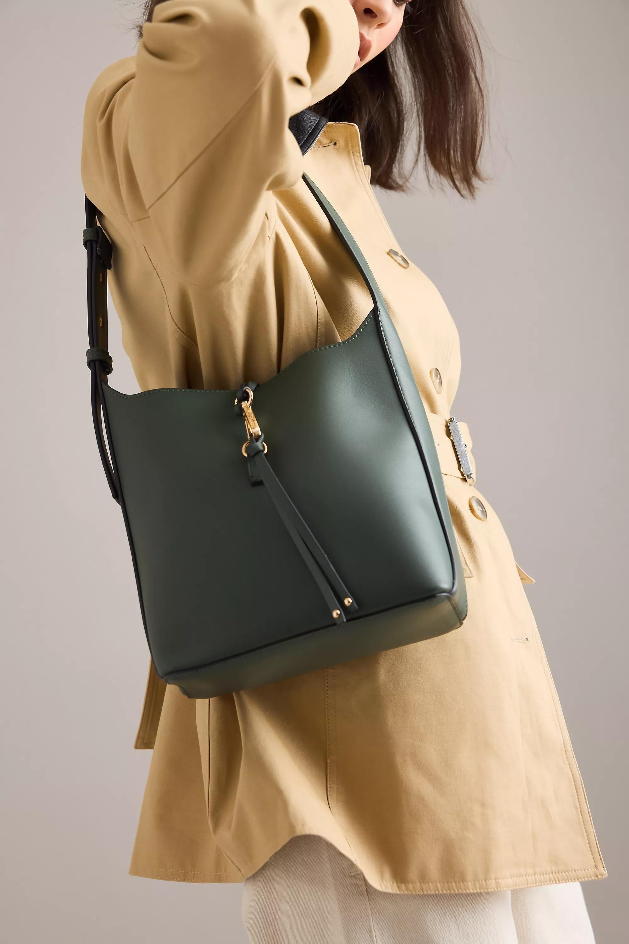 Mali + Lili Chloe Mini Shoulder Bucket Bag, Beige, A501_0237, large image number 2